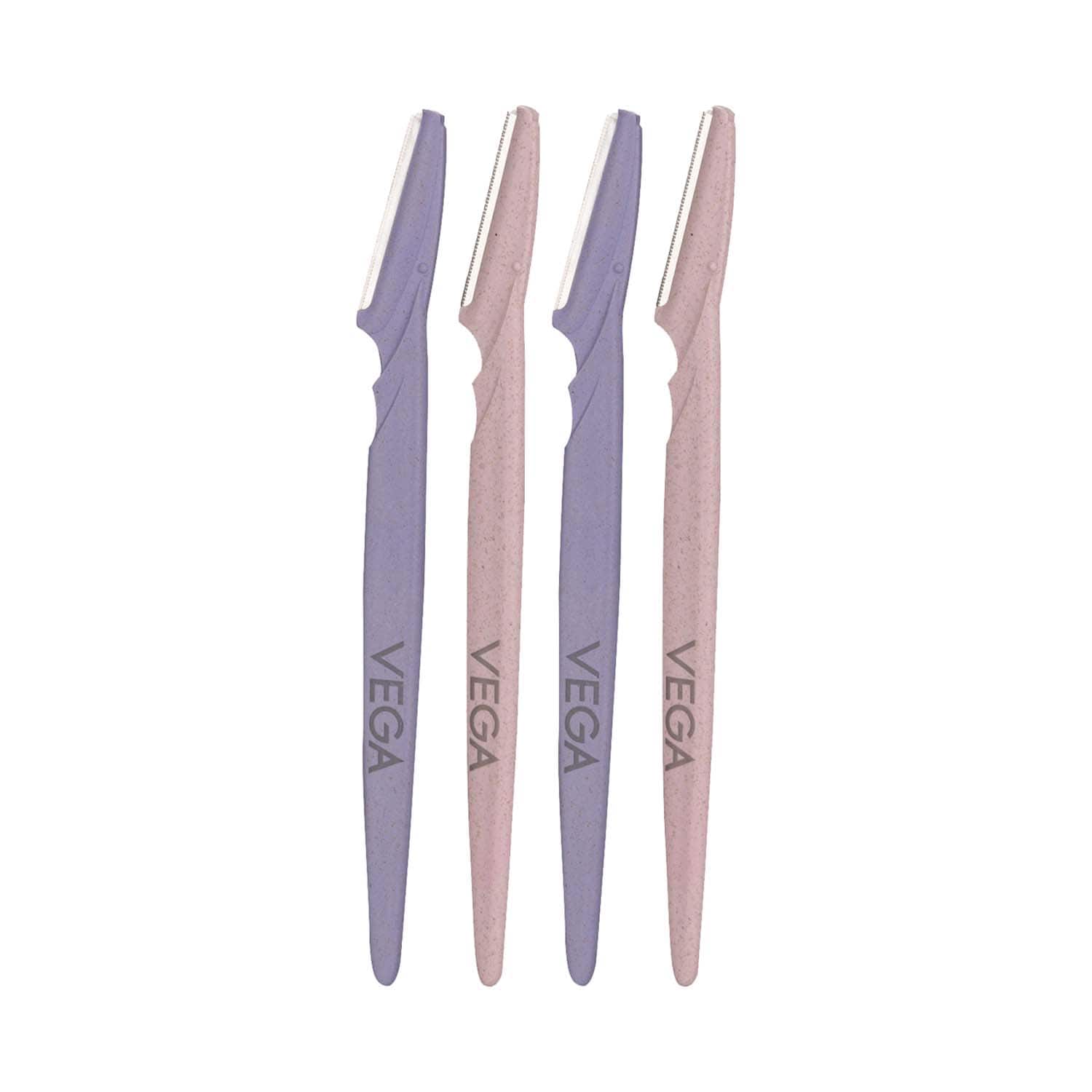 Vega | Vega Smooth Eyebrow Shaper for Women for Face Eyebrows Upperlips Chin Set of 4 (ESS-04) (30 g)