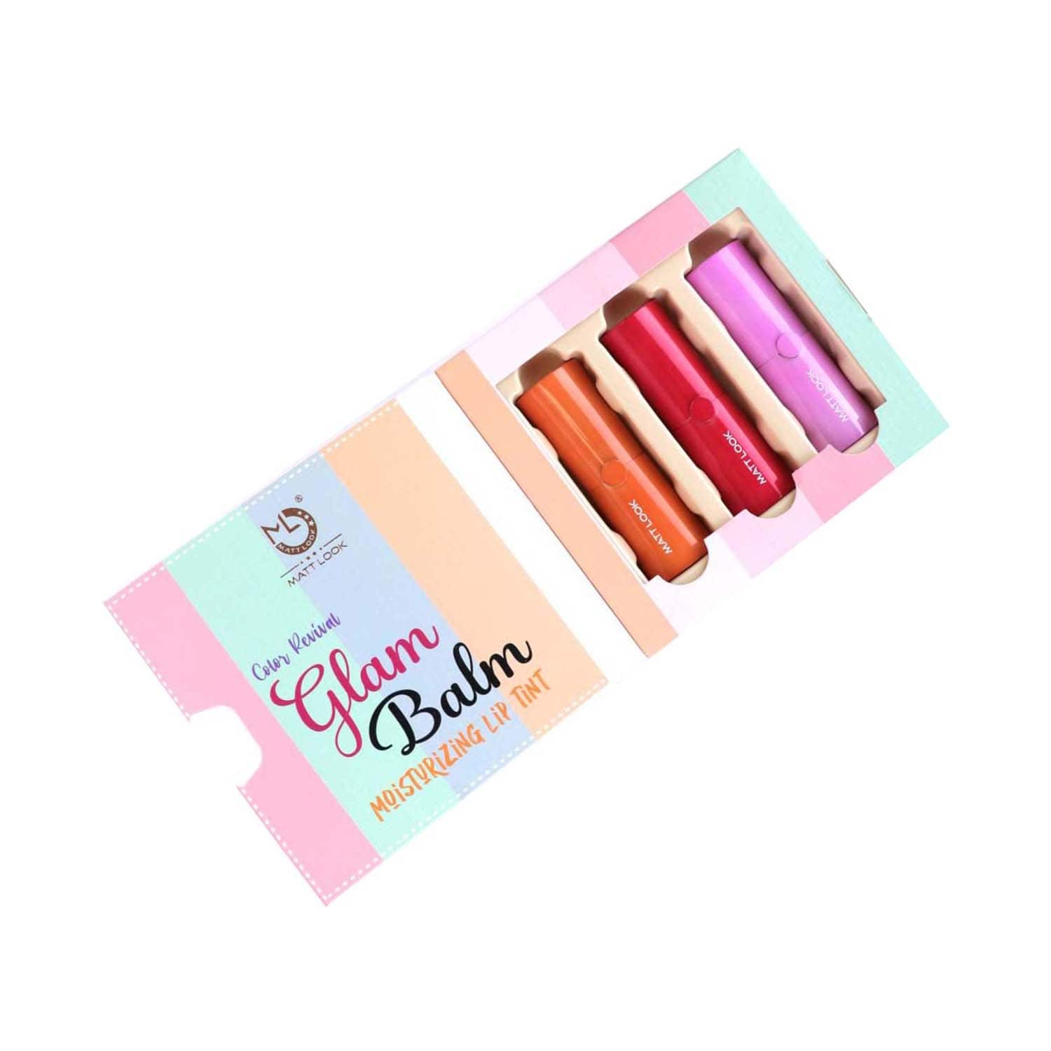 Matt Look | Matt Look Color Revival Glam Moisturizing Lip Tint (3 Pcs)