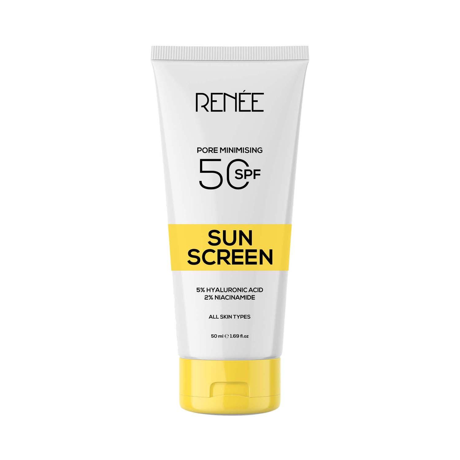 RENEE | RENEE Pore Minimizing Sunscreen SPF 50 With 5% Hyaluronic acid & 2% Niacinamide (50 ml)