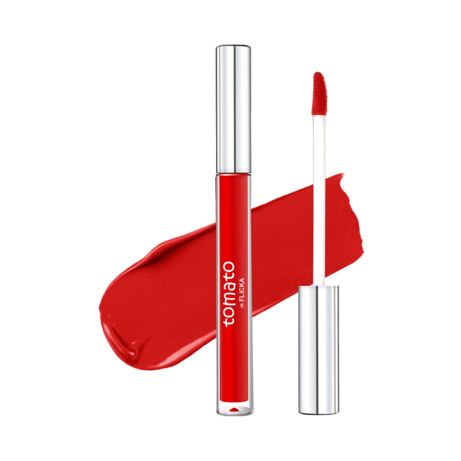 Flicka | Flicka Tomato Liquid Lipstick - 06 - Tomato Red (2 ml)