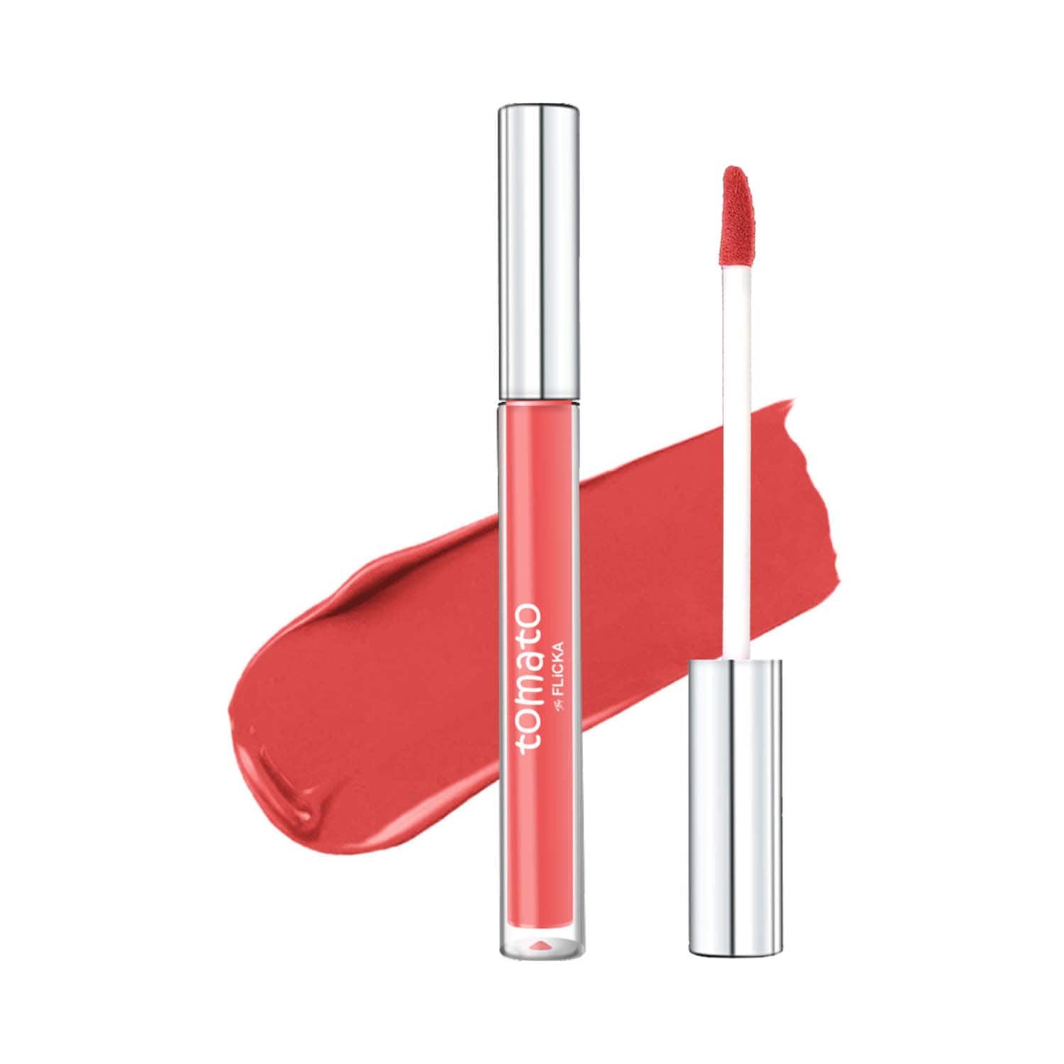 Flicka | Flicka Tomato Liquid Lipstick - 07 - Coral (2 ml)