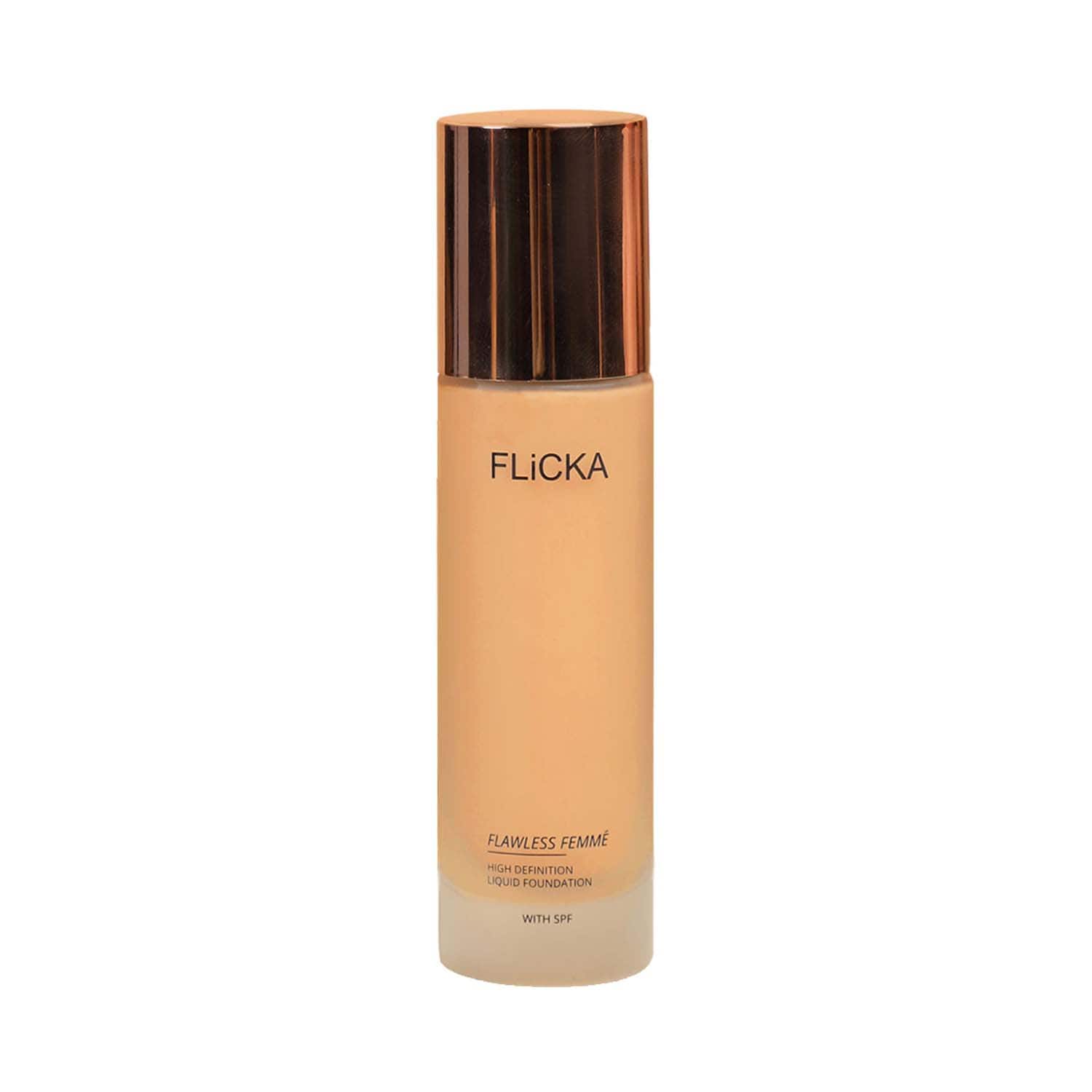 Flicka | Flicka Flawless Femme Liquid Foundation - 07 Walnut - Medium to Deep (30 ml)