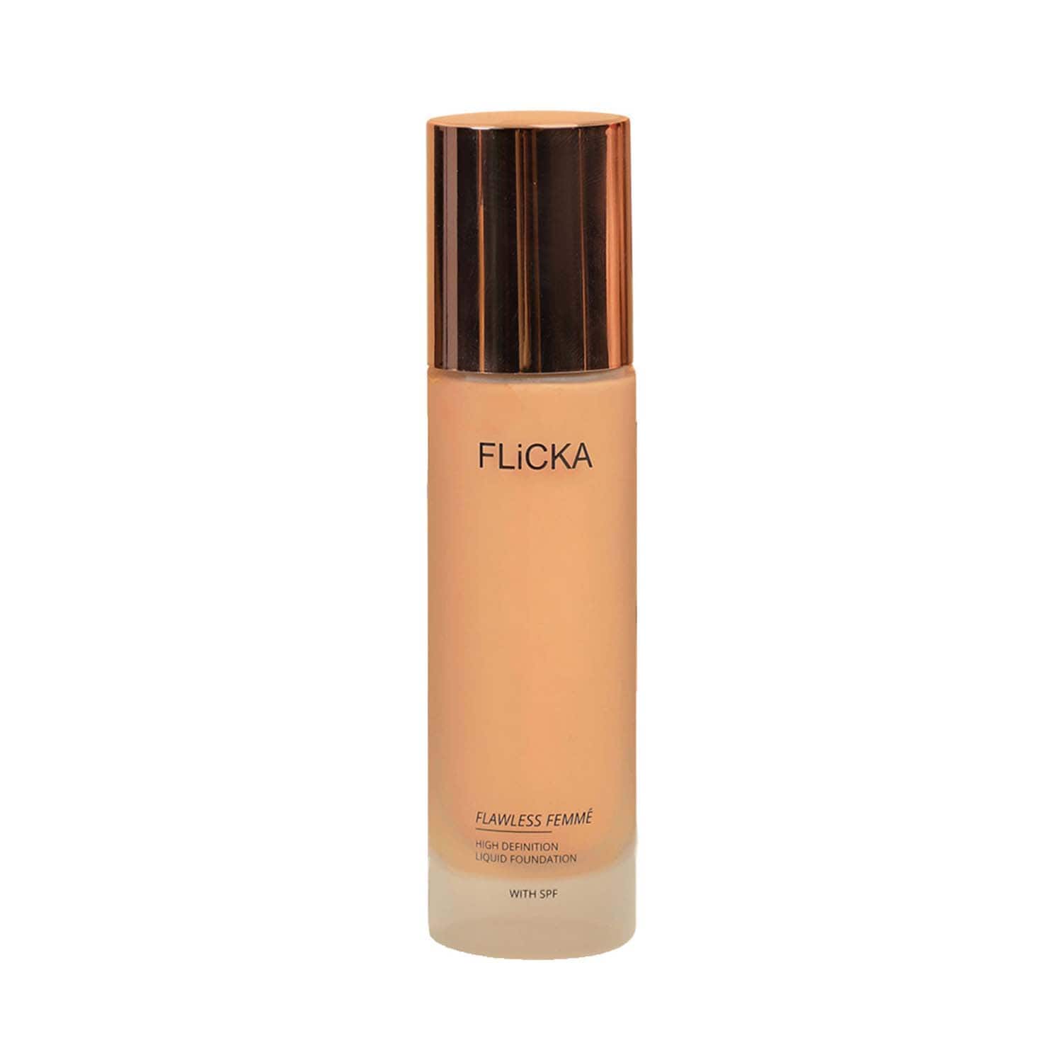 Flicka | Flicka Flawless Femme Liquid Foundation - 08 Coffee - Deep (30 ml)