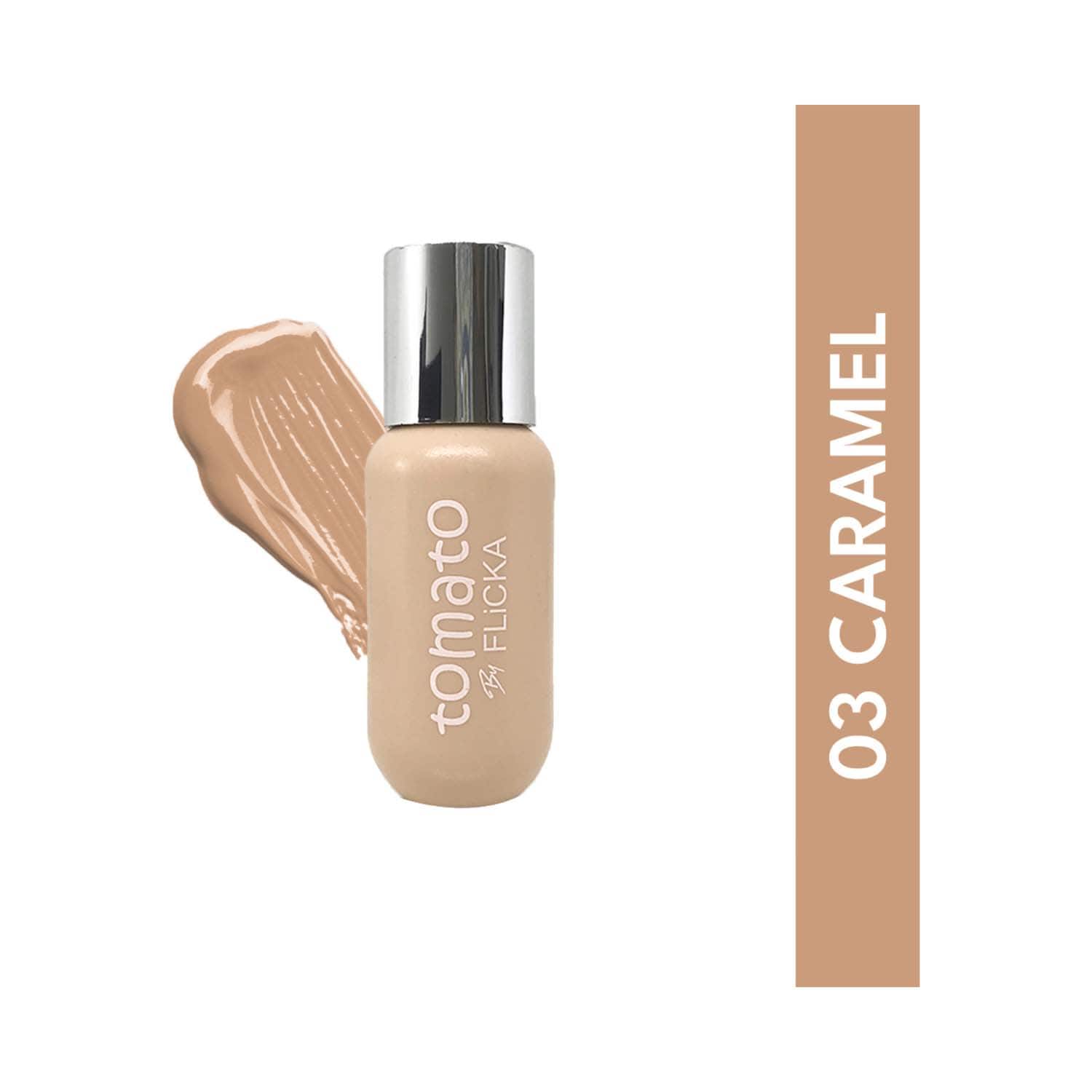 Flicka | Flicka Tomato Foundation - 03 Caramel - Medium (30 ml)