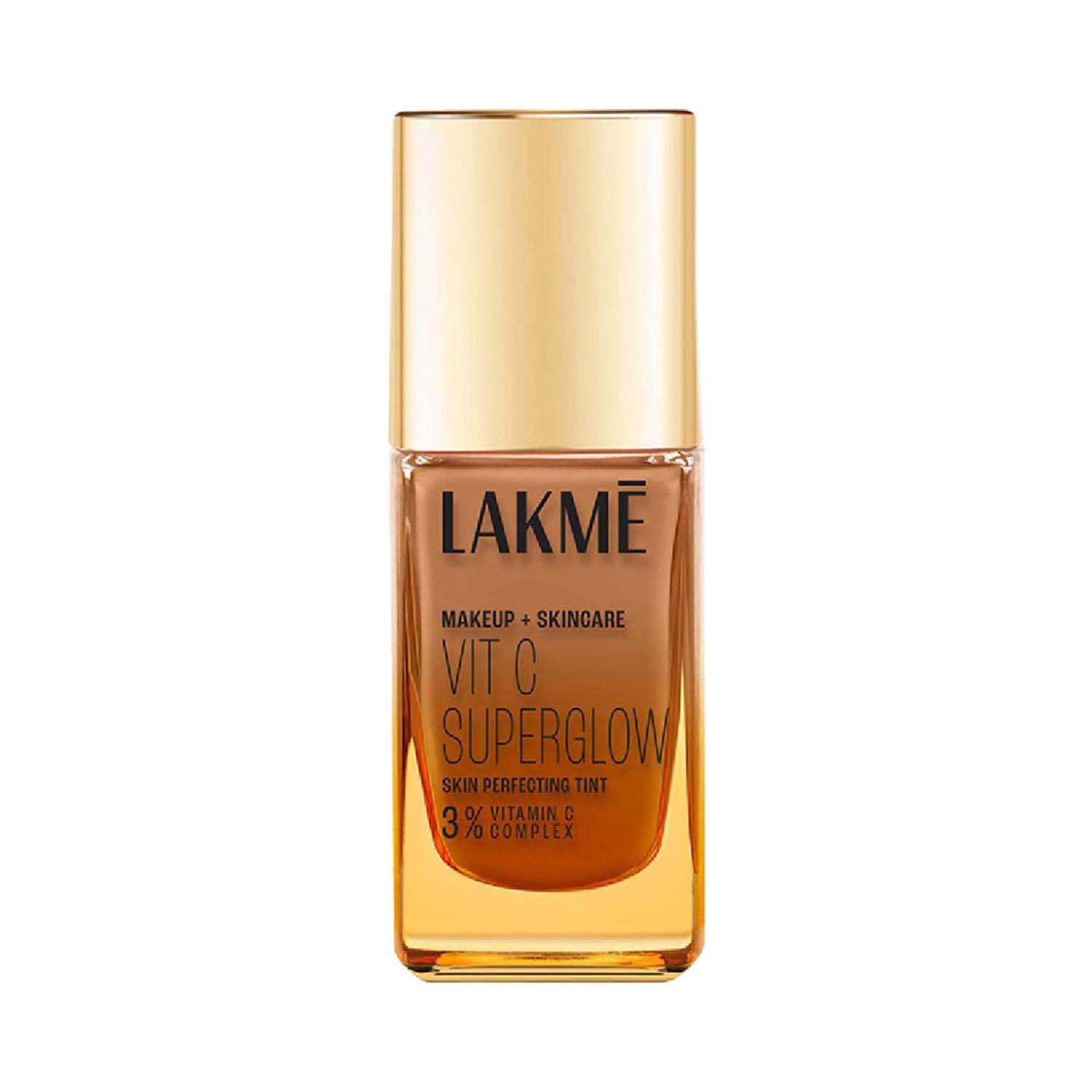Lakme | Lakme Makeup+Skincare Vit C Superglow Skin Perfecting Tint - Cool Walnut C380 (25 ml)
