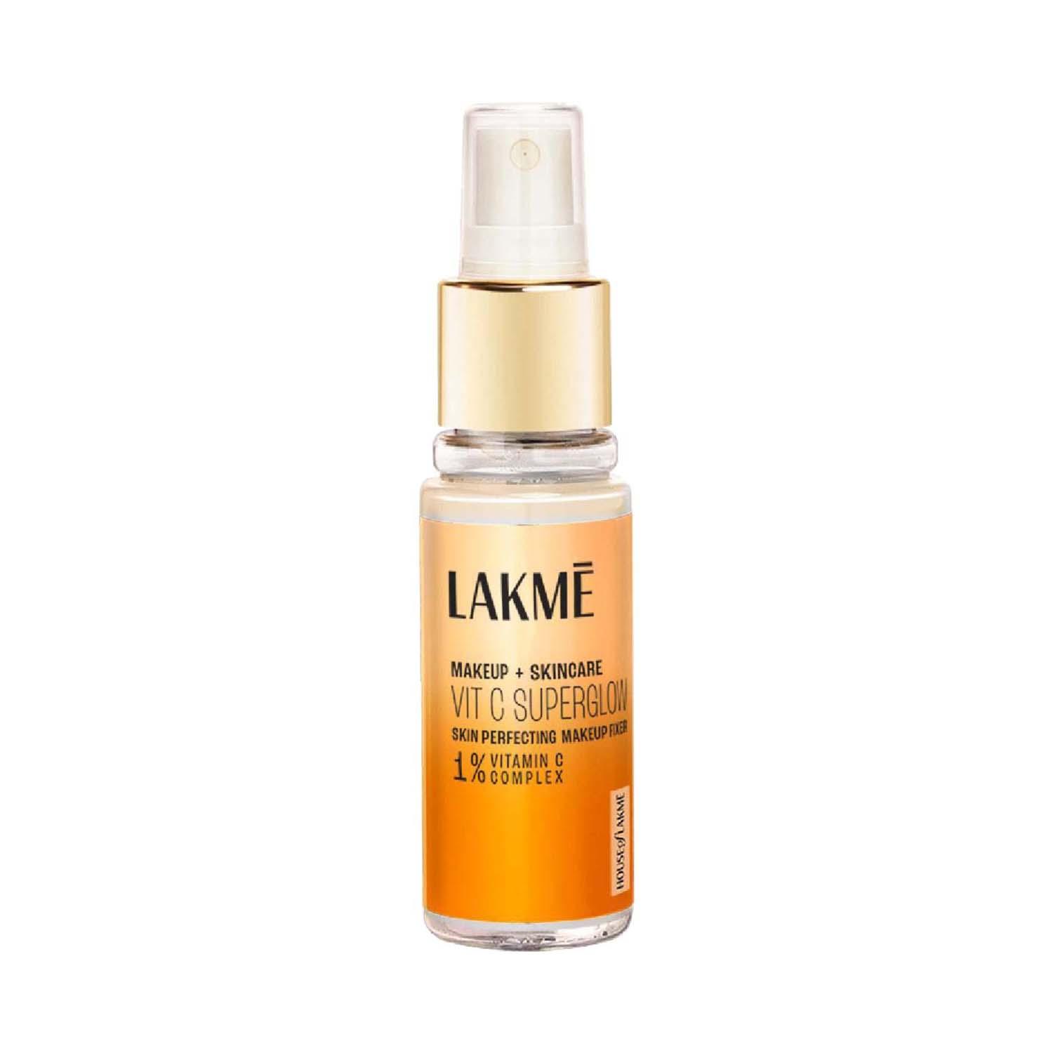 Lakme | Lakme Makeup+Skincare Vit C Superglow Skin Perfecting Makeup Fixer (60 ml)