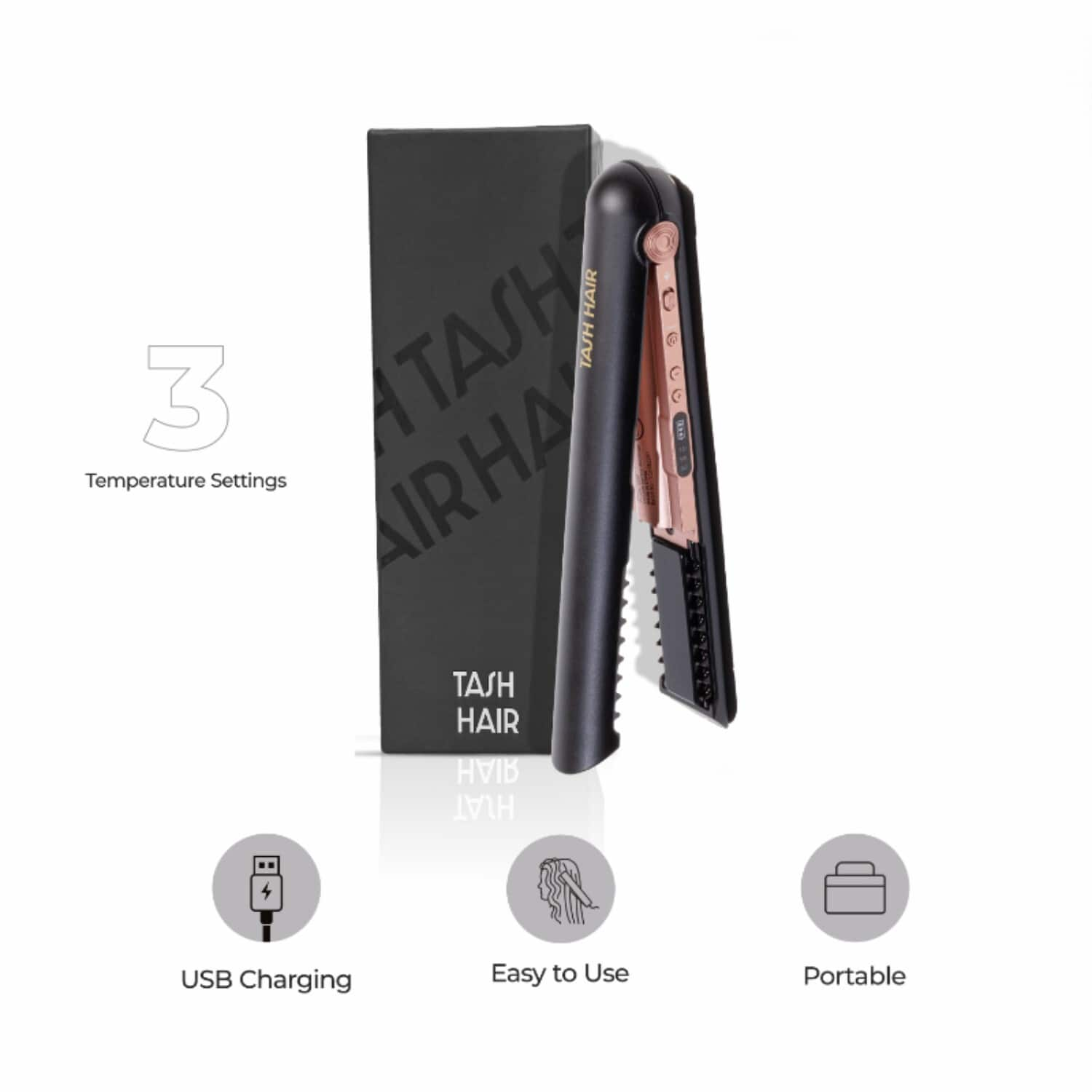 Tash Hair | Tash Hair Cordless Hair Straightener- Dreamy Night (1 Pcs)