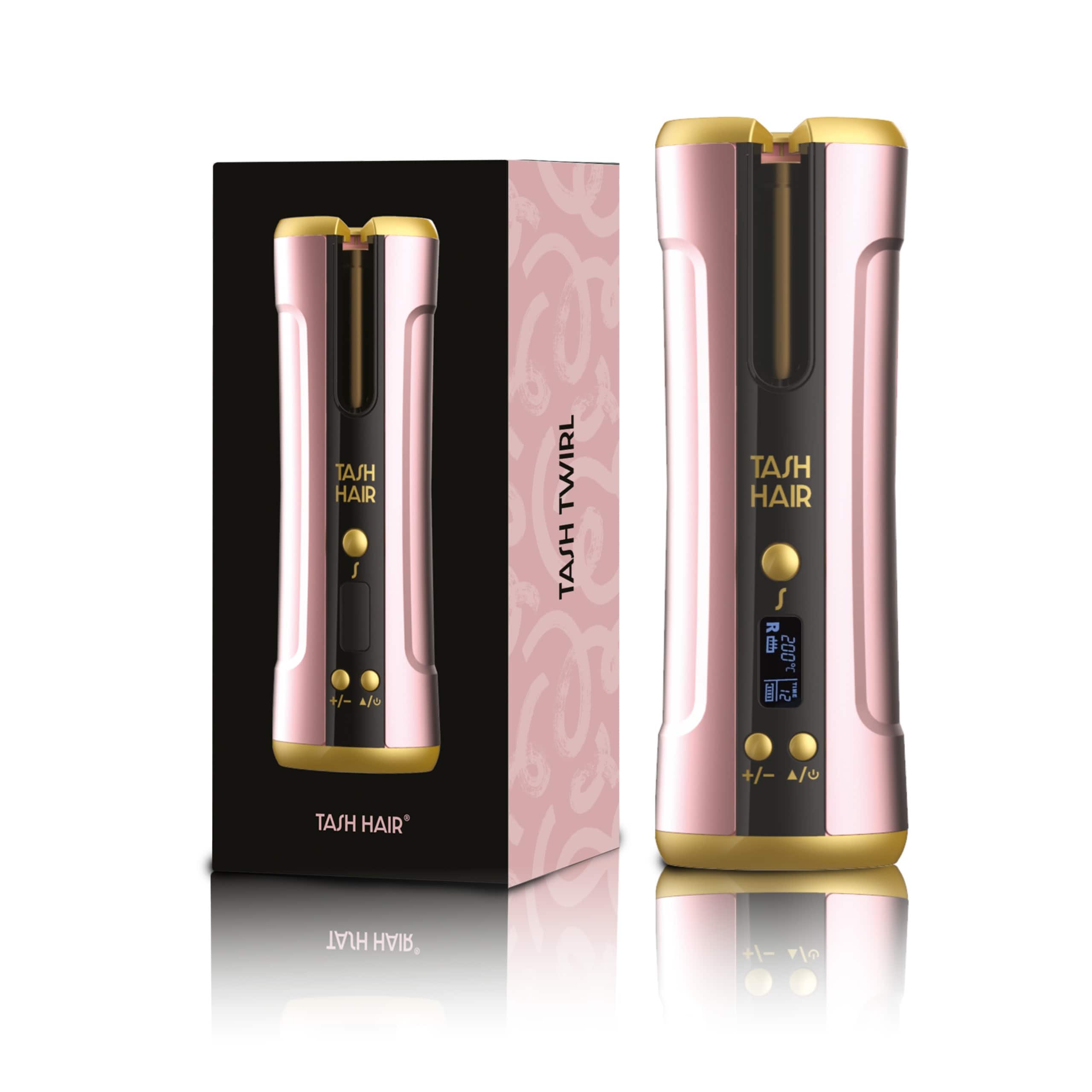 Tash Hair | Tash Hair Twirl Automatic Cordless Hair Curler - Blush (1 Pcs)