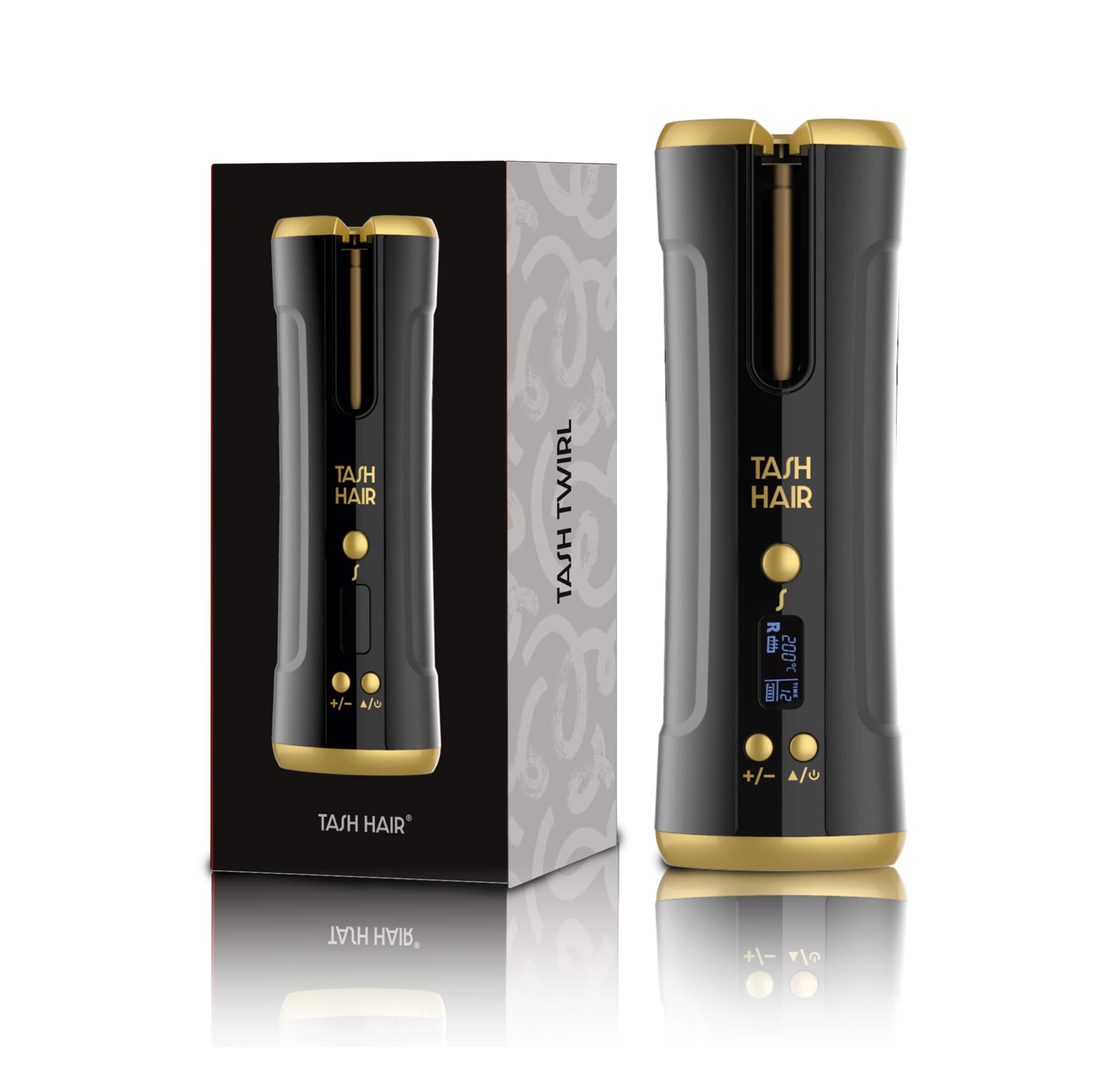 Tash Hair | Tash Hair Twirl Automatic Cordless Hair Curler - Onyx (1 Pcs)