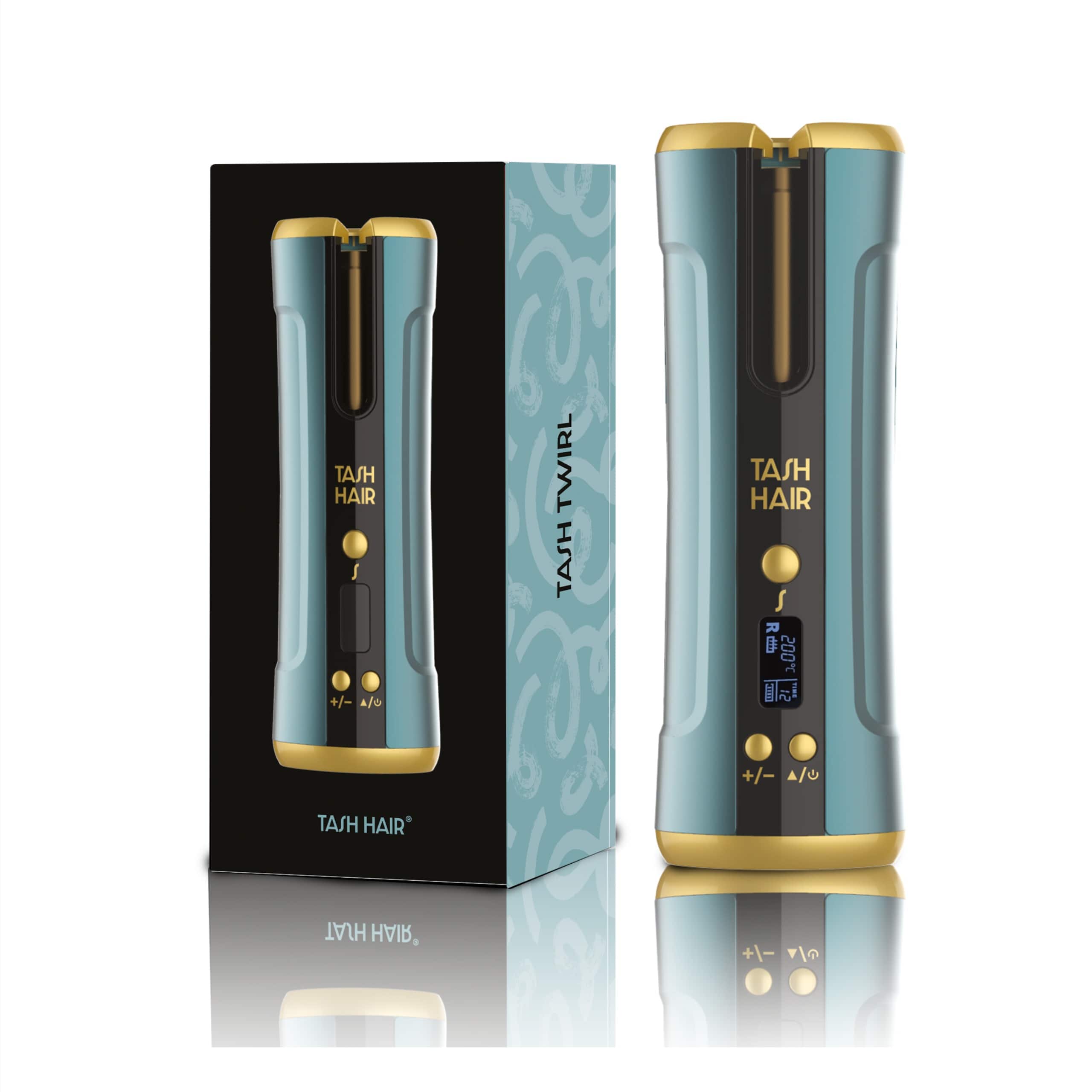 Tash Hair | Tash Hair Twirl Automatic Cordless Hair Curler - Jade (1 Pcs)