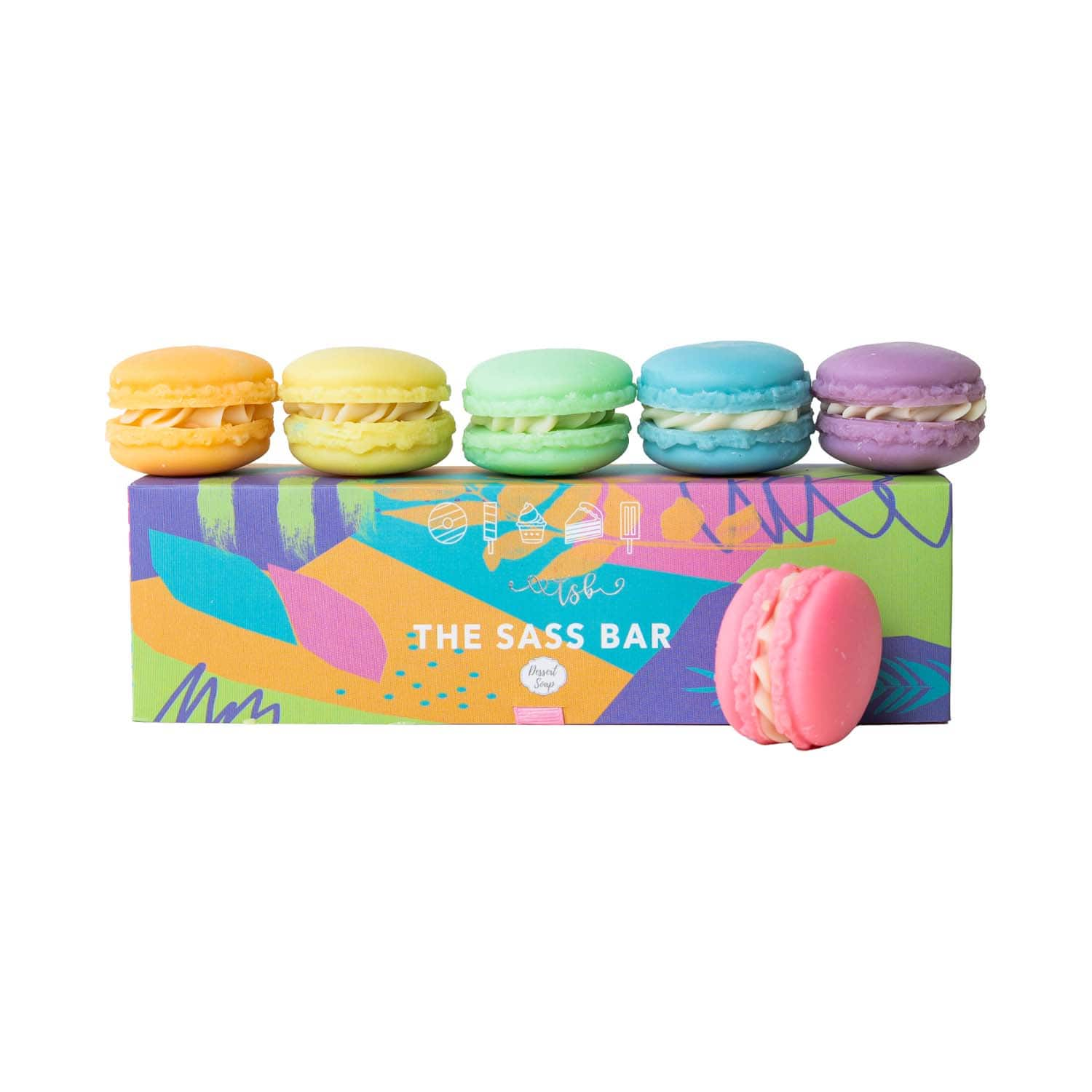 The Sass Bar | The Sass Bar Macaron Soap Box (6 pcs)