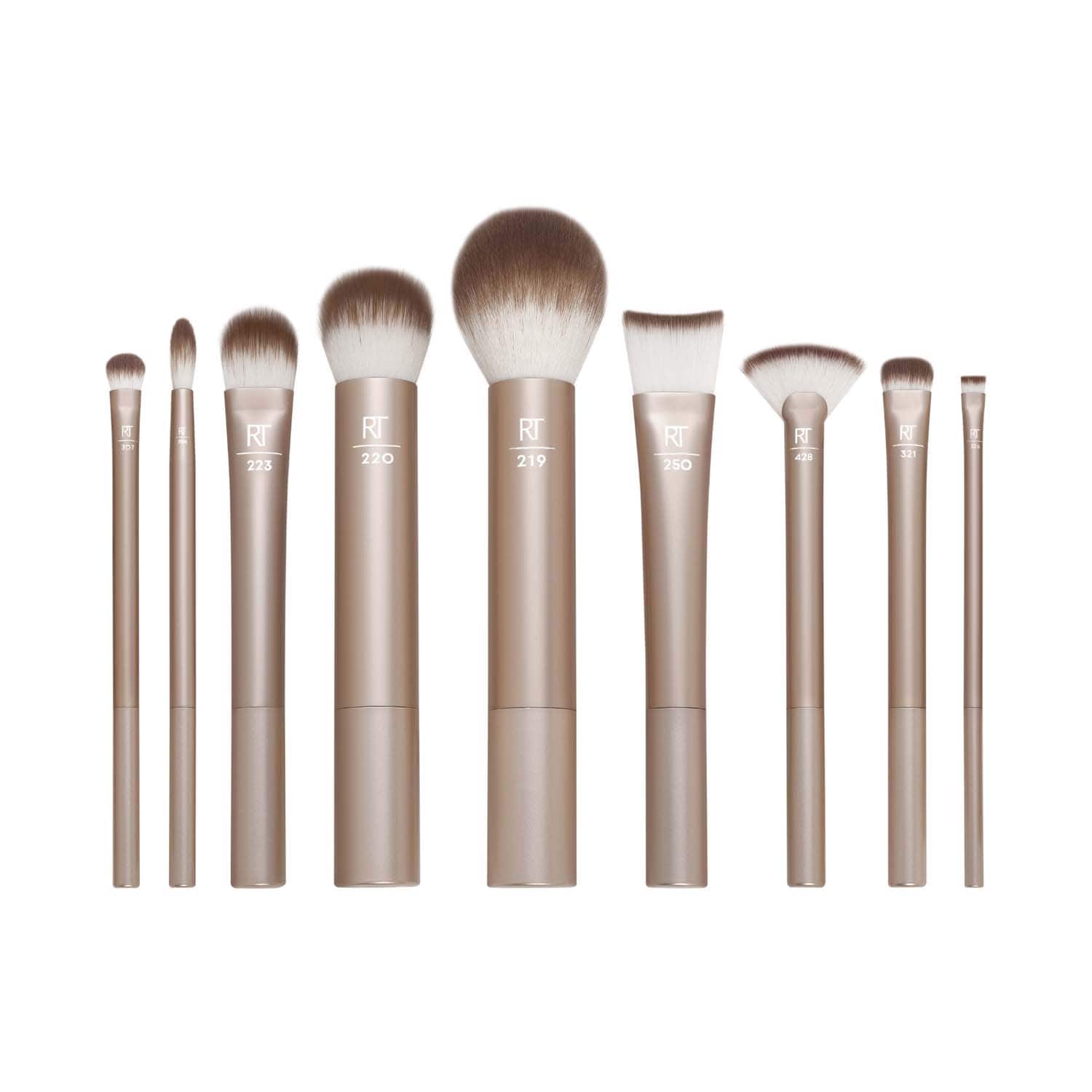 Real Techniques | Real Techniques Au Naturel Complete Brush Set ( 9 pcs)