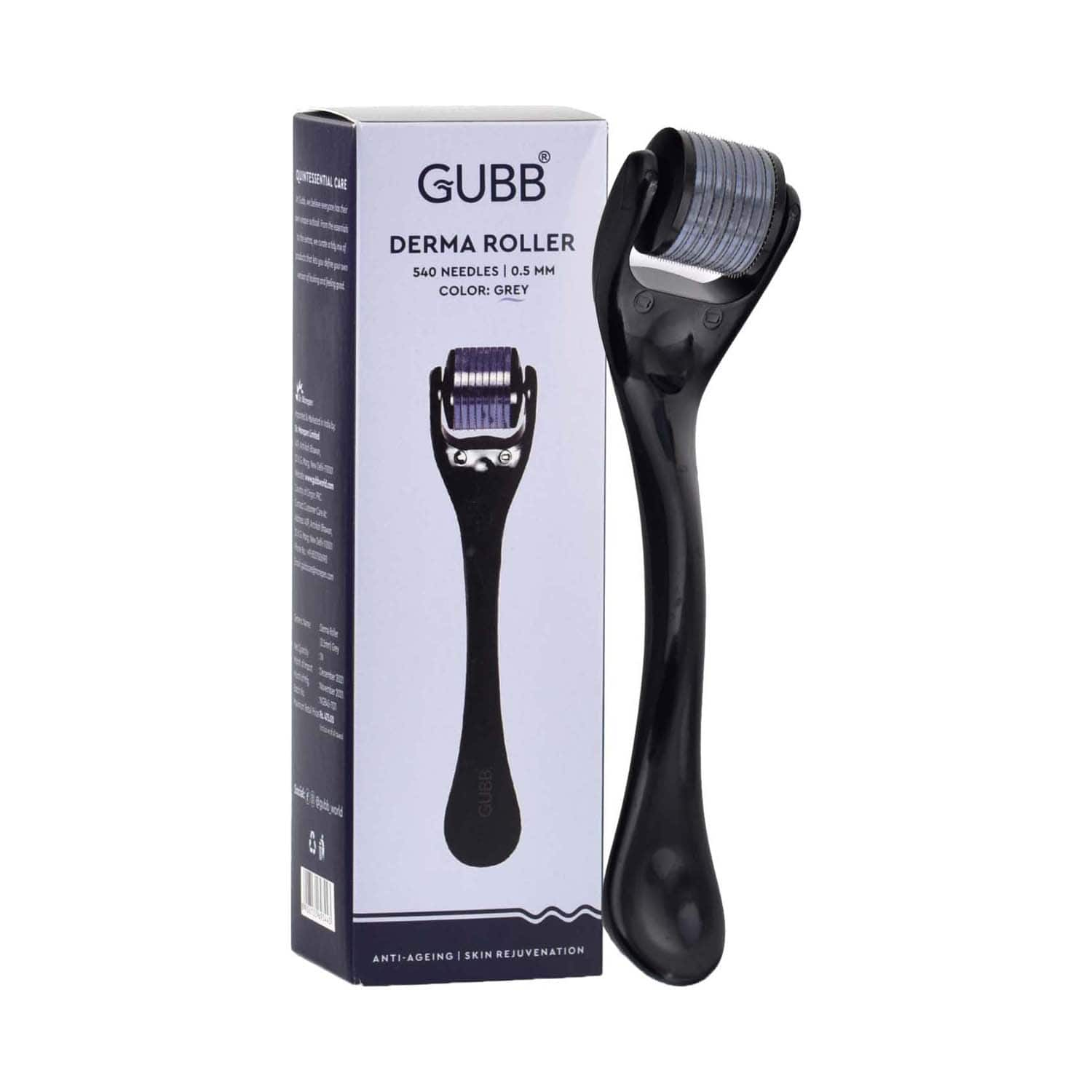 GUBB | GUBB Derma Roller 0.5mm Needle - Grey