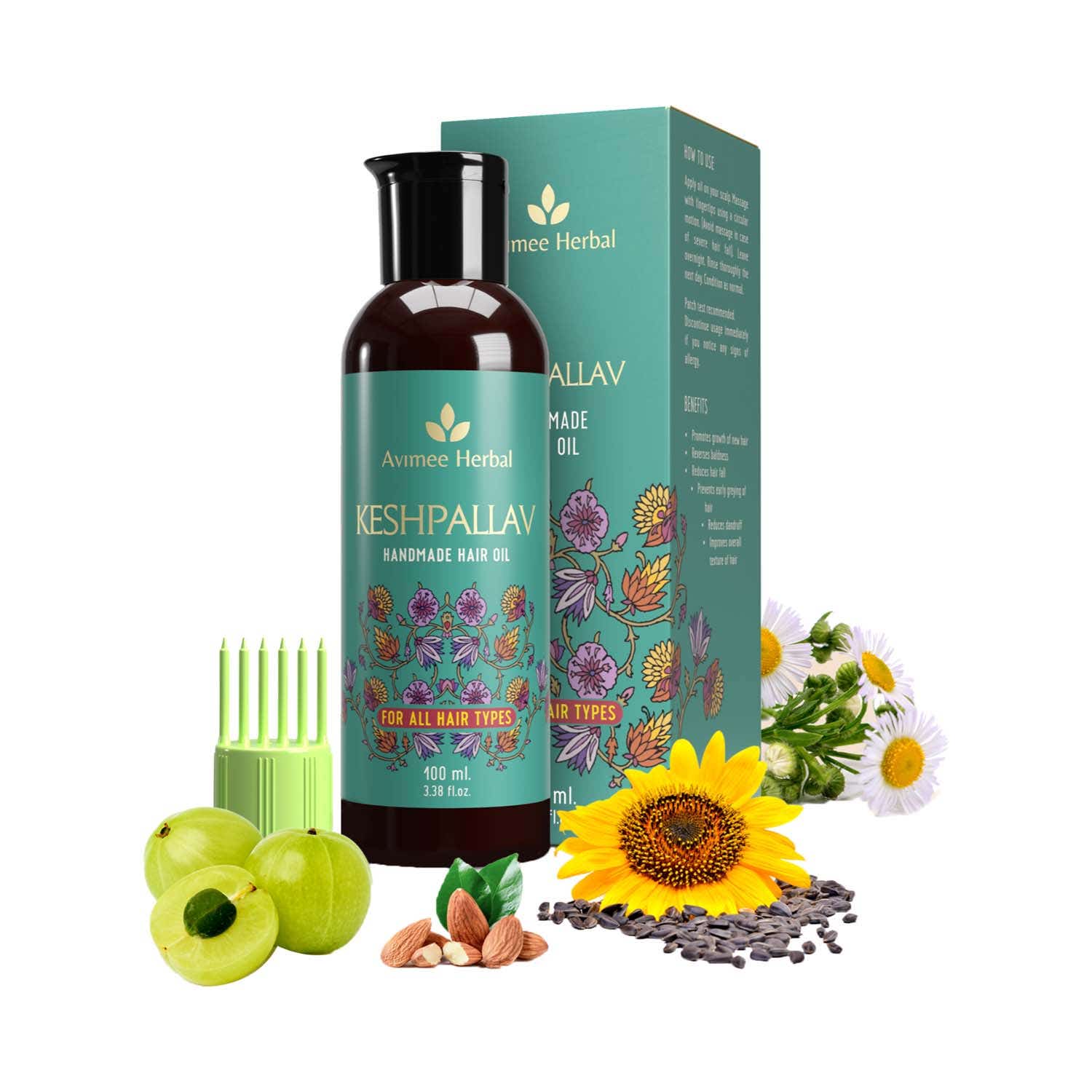 Avimee Herbal | Avimee Herbal Keshpallav Hair Oil (100 ml)