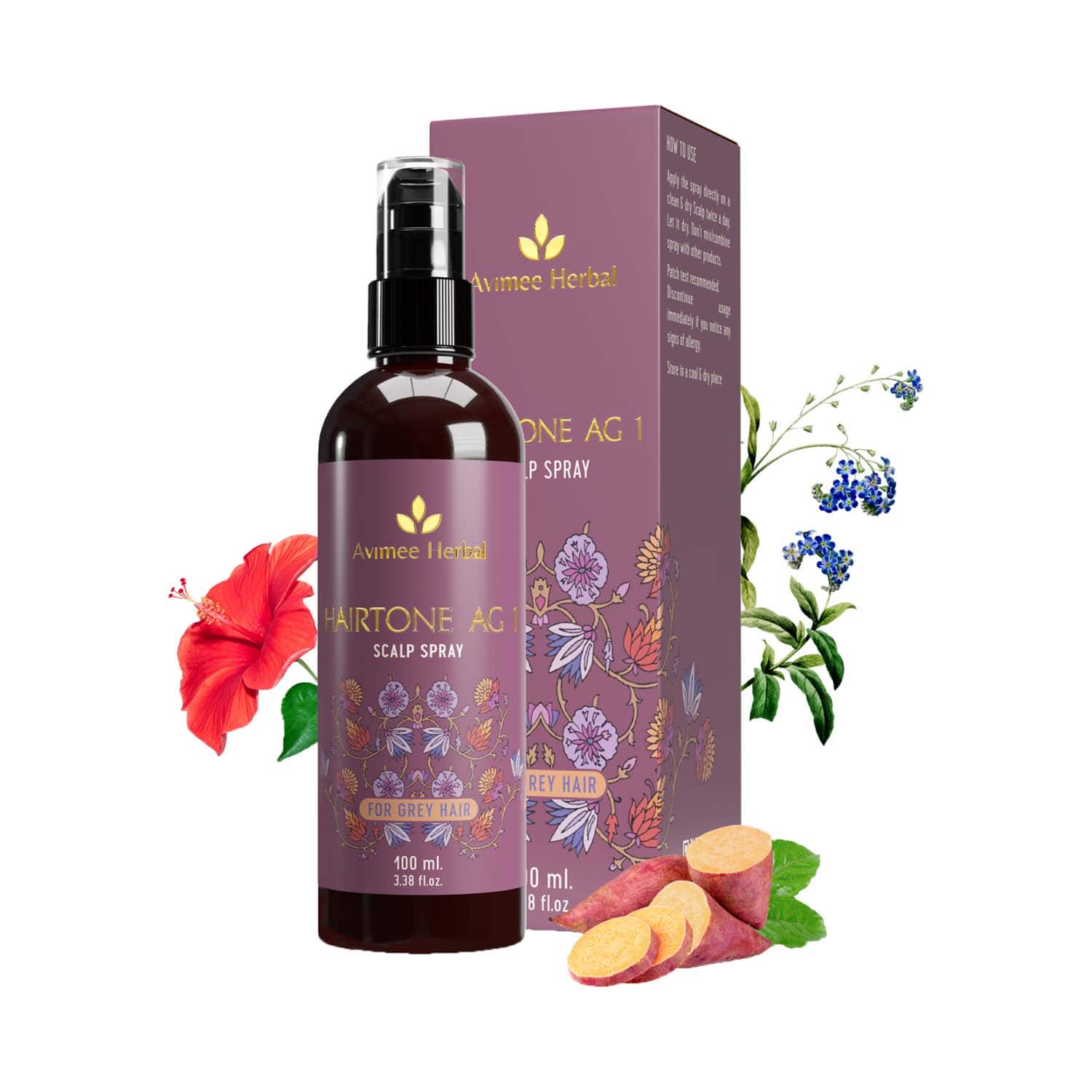 Avimee Herbal | Avimee Herbal Hairtone AG1 Scalp Spray (100 ml)