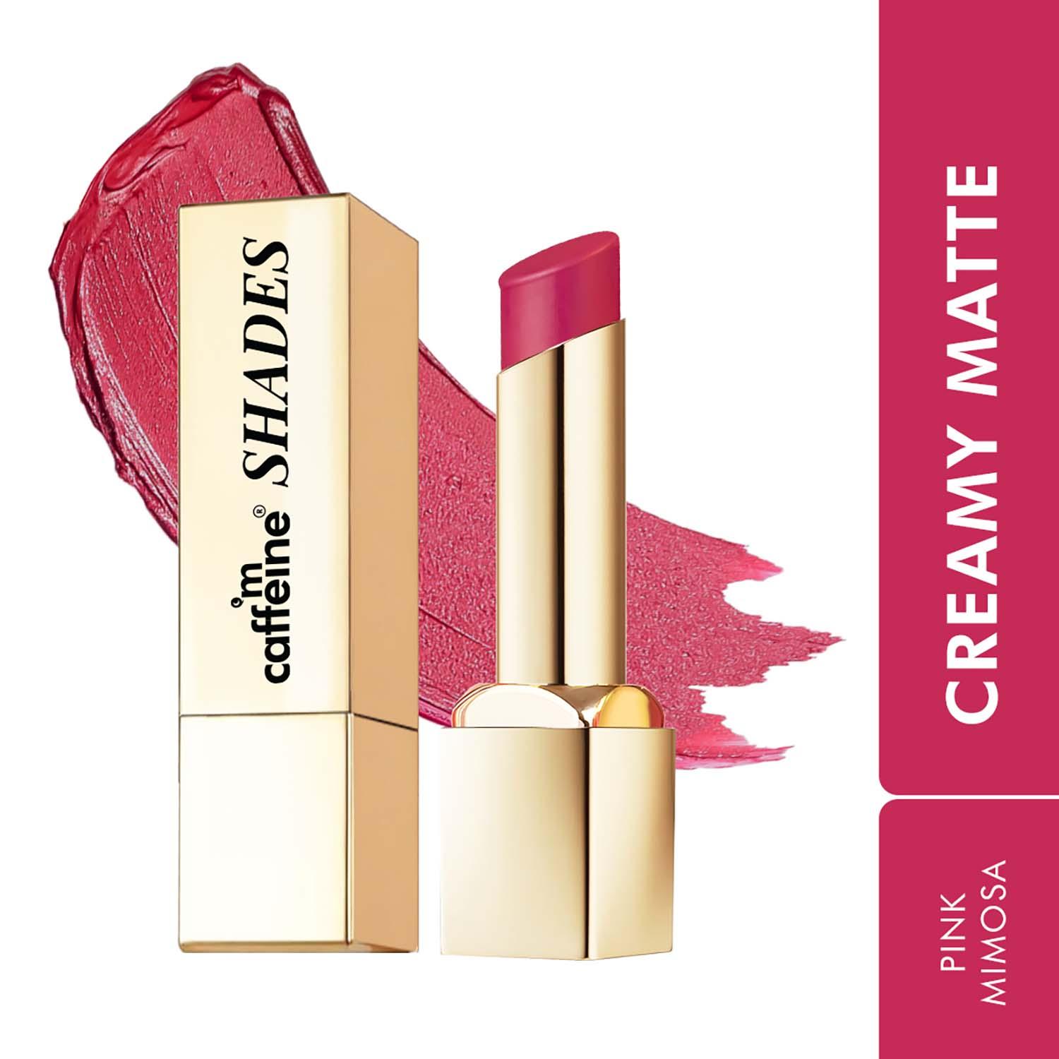 mCaffeine | mCaffeine Shades Creamy Matte Kiss Bullet Lipstick - Pink Mimosa (3.5 g)