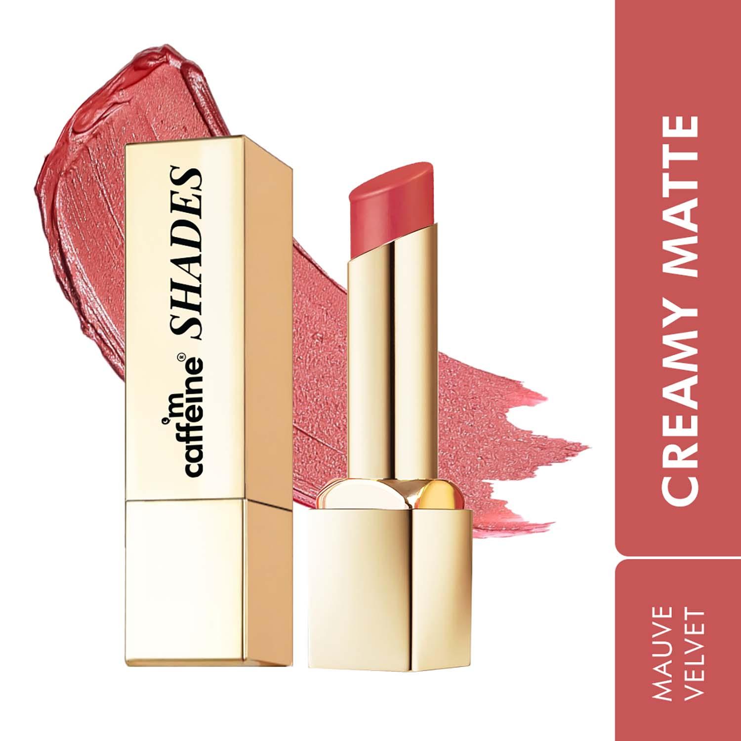 mCaffeine | mCaffeine Shades Creamy Matte Kiss Bullet Lipstick - Mauve Velvet (3.5 g)
