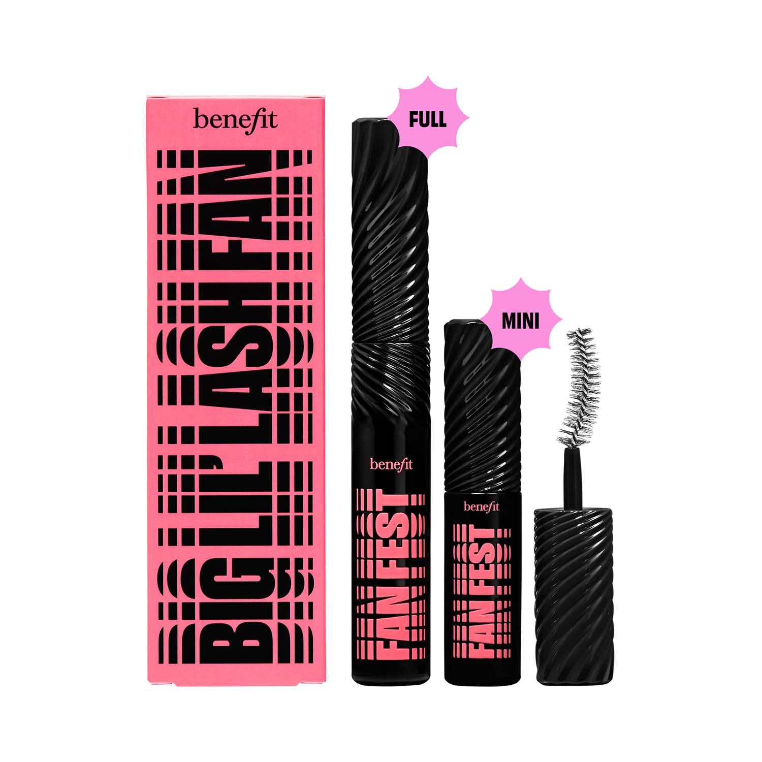 Benefit Cosmetics | Benefit Cosmetics Big Lil' Lash Fan fanning & volumizing mascara duo(8.5g+ 4g) (Savings 30%)