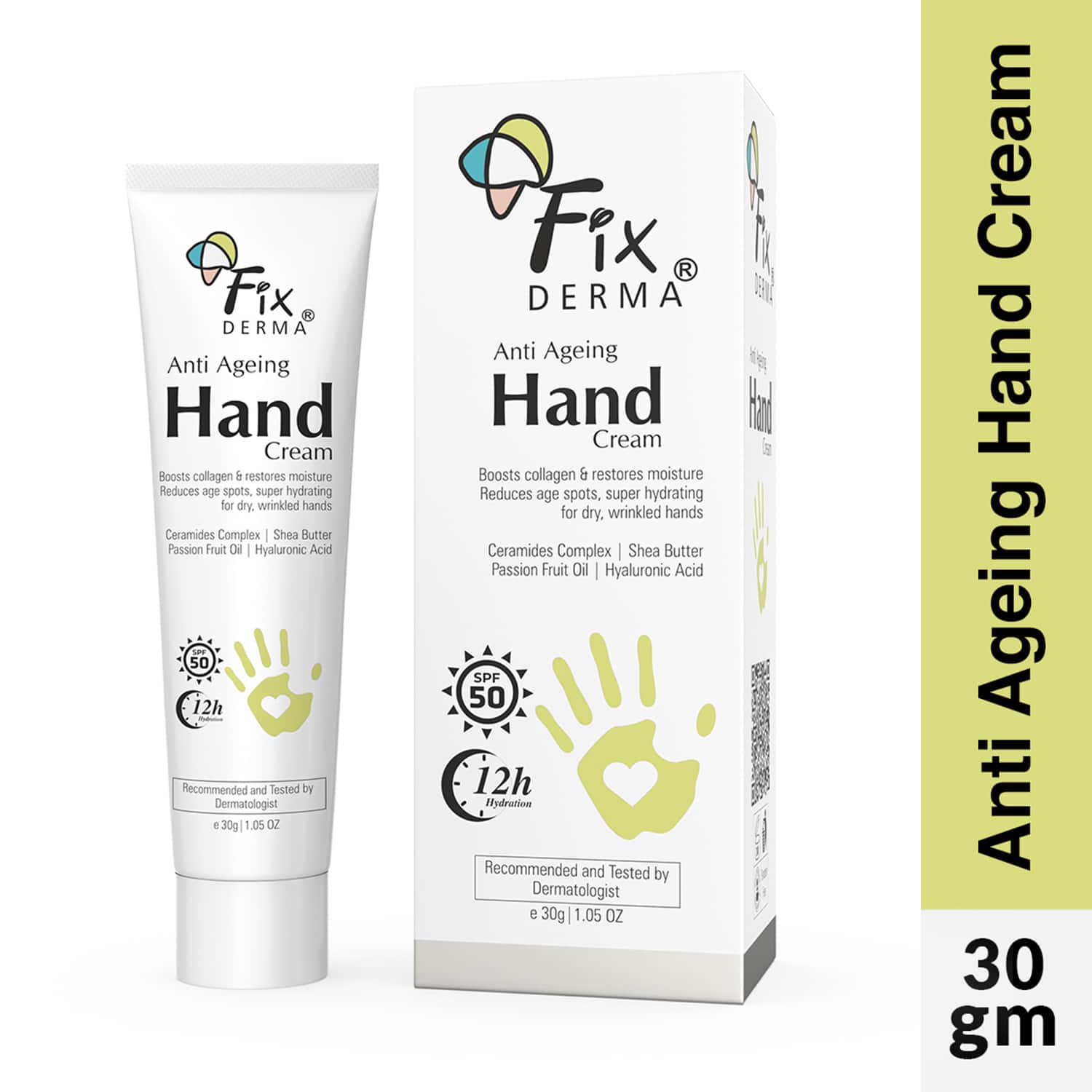 Fixderma | Fixderma Anti Aging Hand Cream for Dry And Rough Hands All Skins Types (30 g)