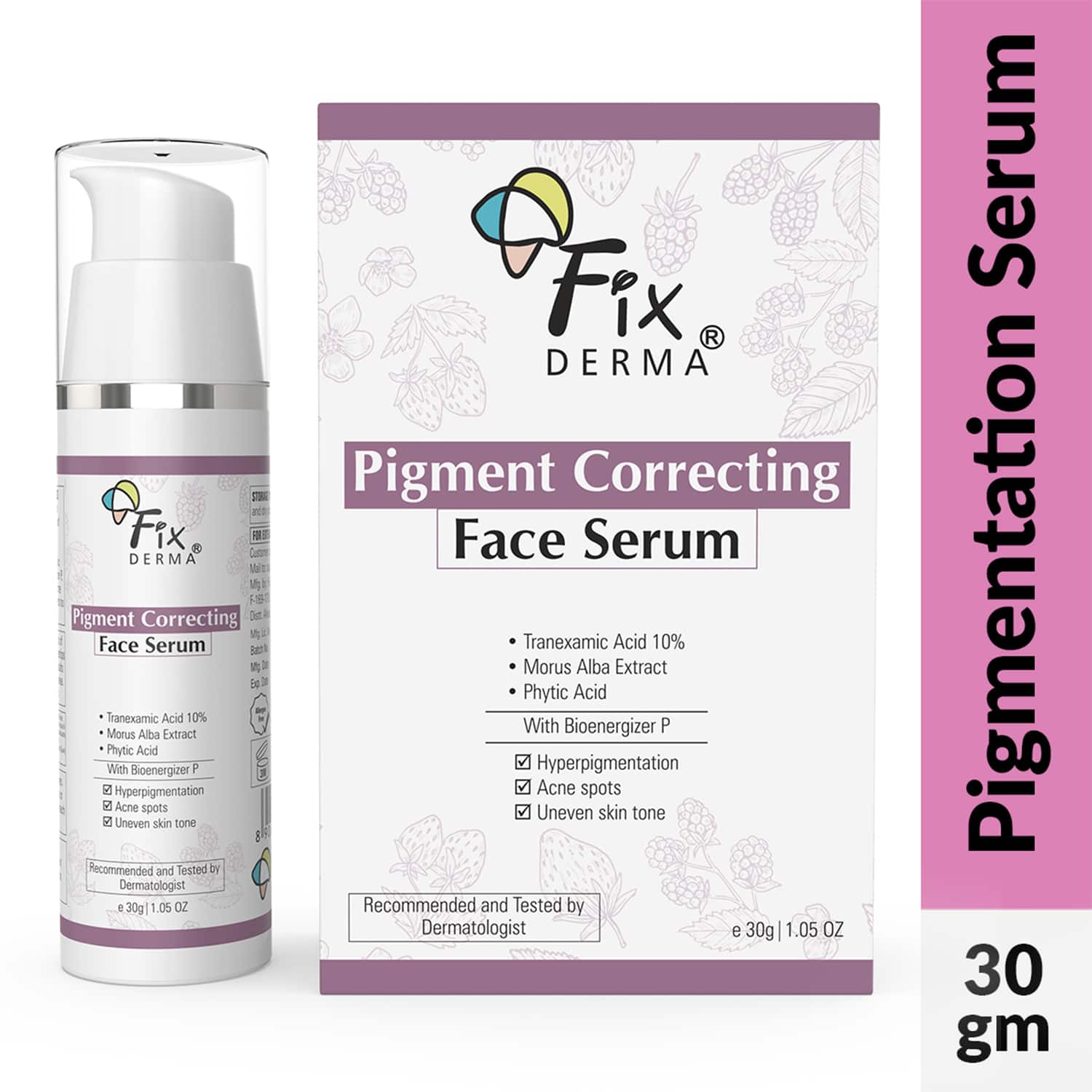 Fixderma | Fixderma 10% Tranexamic Acid Pigment Correcting Serum for Hyperpigmentation & Acne Spots (30 g)