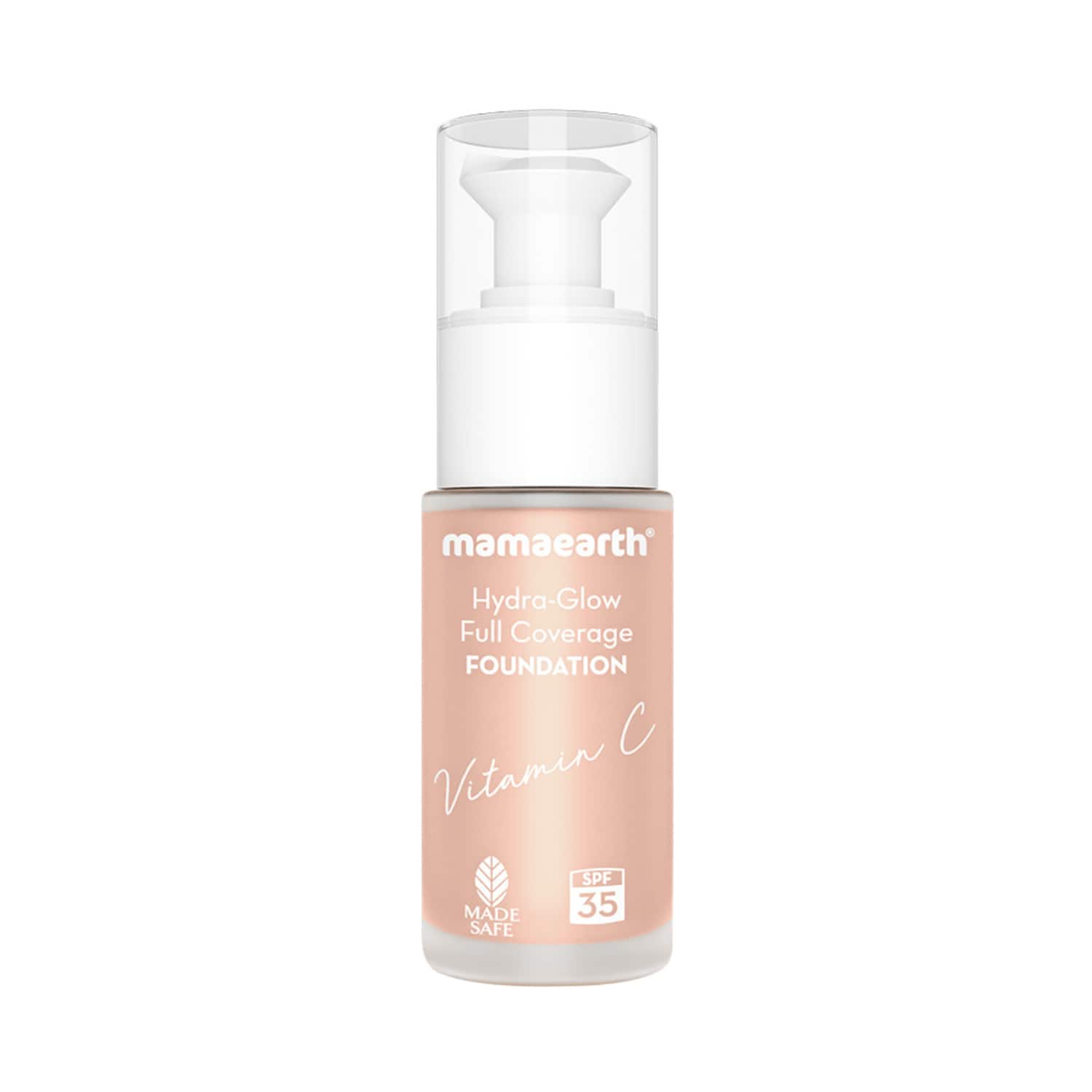 Mamaearth | Mamaearth Hydra-Glow Full Coverage Foundation With Vitamin C and Turmeric - 01 Ivory Glow (30 ml)