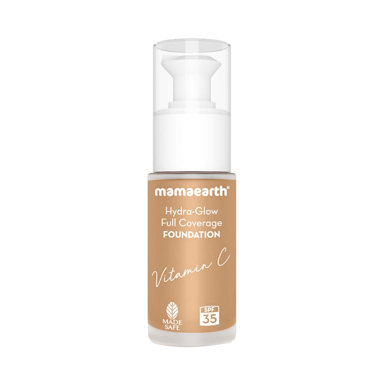 Mamaearth | Mamaearth Hydra-Glow Full Coverage Foundation With Vitamin C and Turmeric - 03 Nude Glow (30 ml)