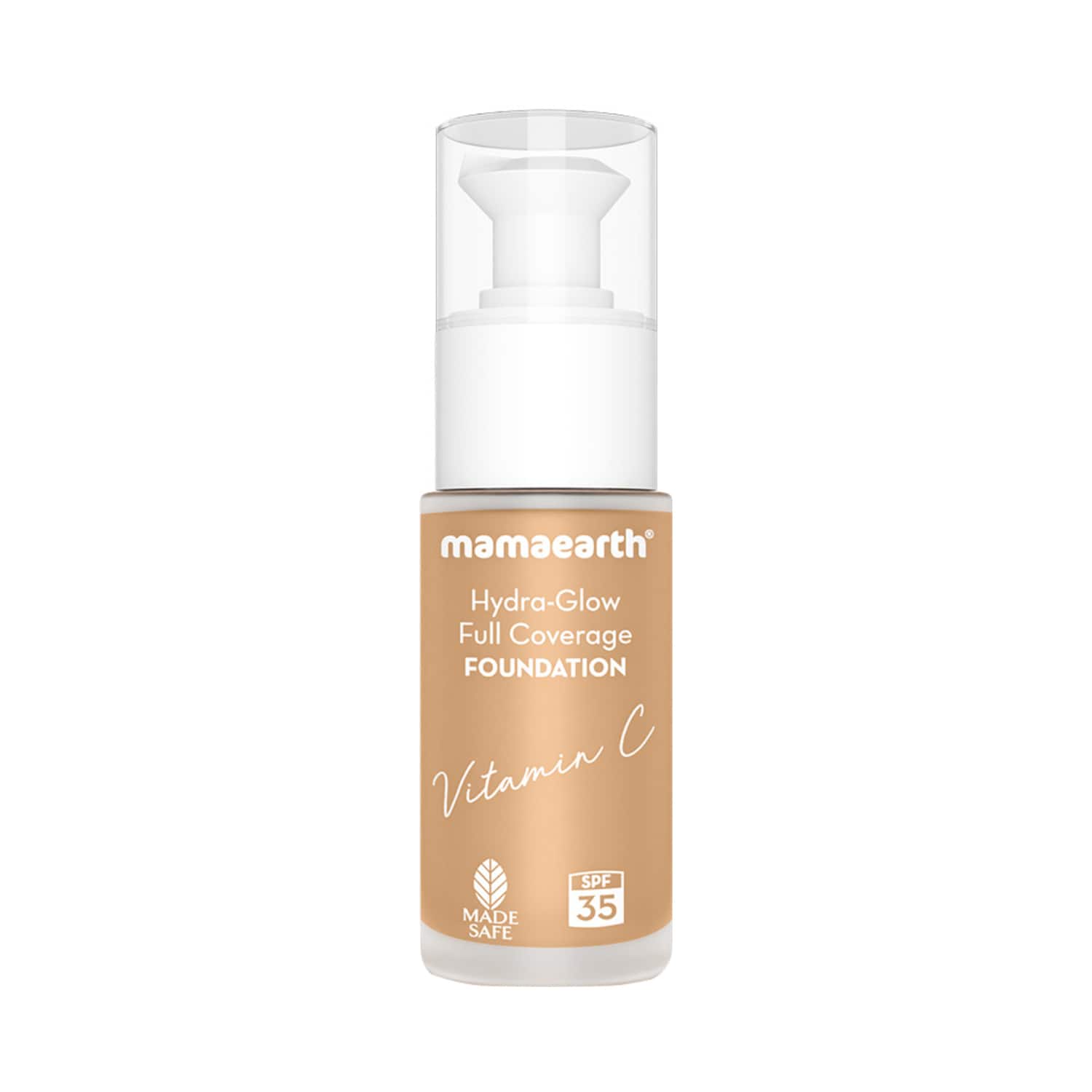 Mamaearth | Mamaearth Hydra-Glow Full Coverage Foundation With Vitamin C and Turmeric - 06 Caramel Glow (30 ml)