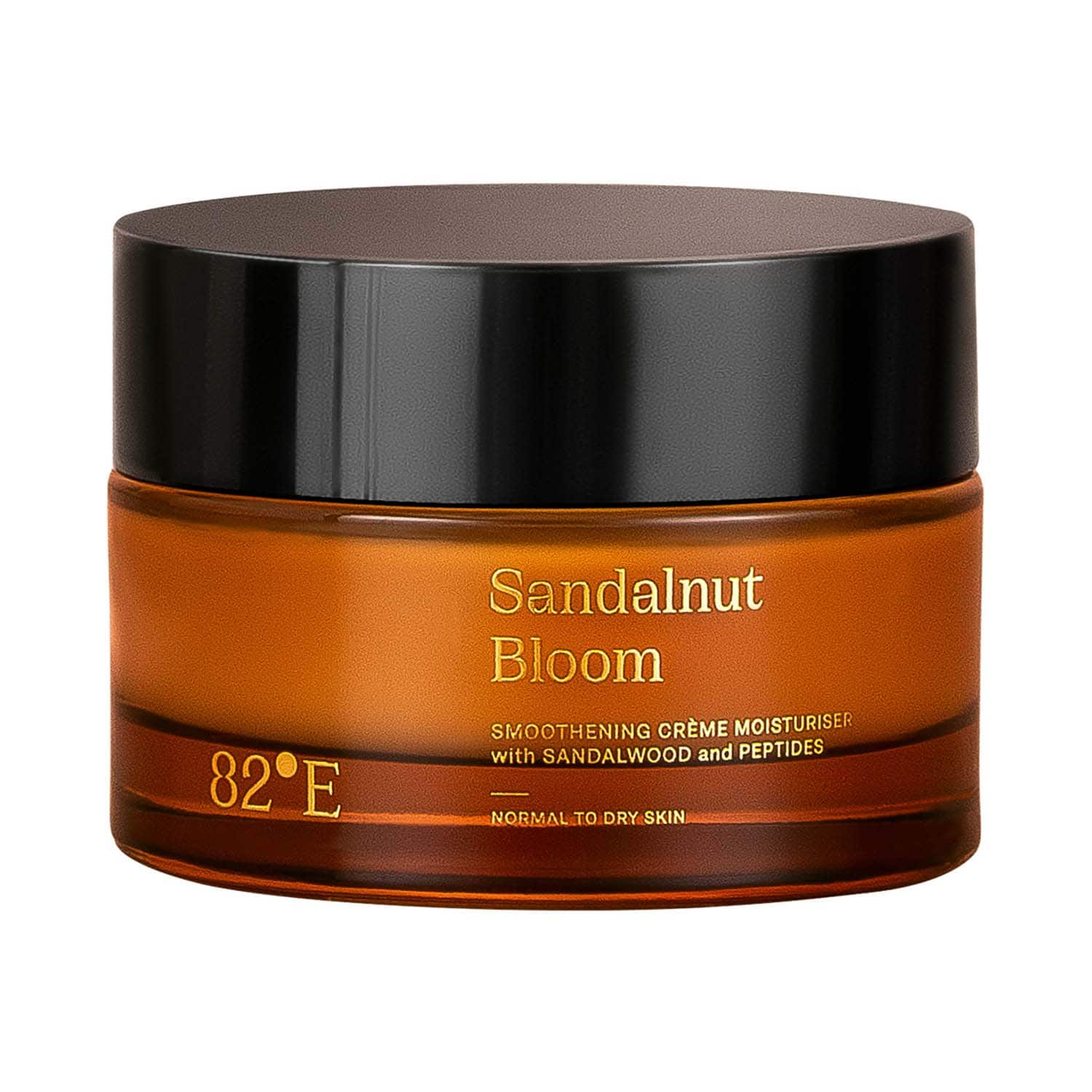 82°E | 82°E Sandalnut Bloom Smoothening Creme Moisturiser with Sandalwood and Peptides (50 ml)