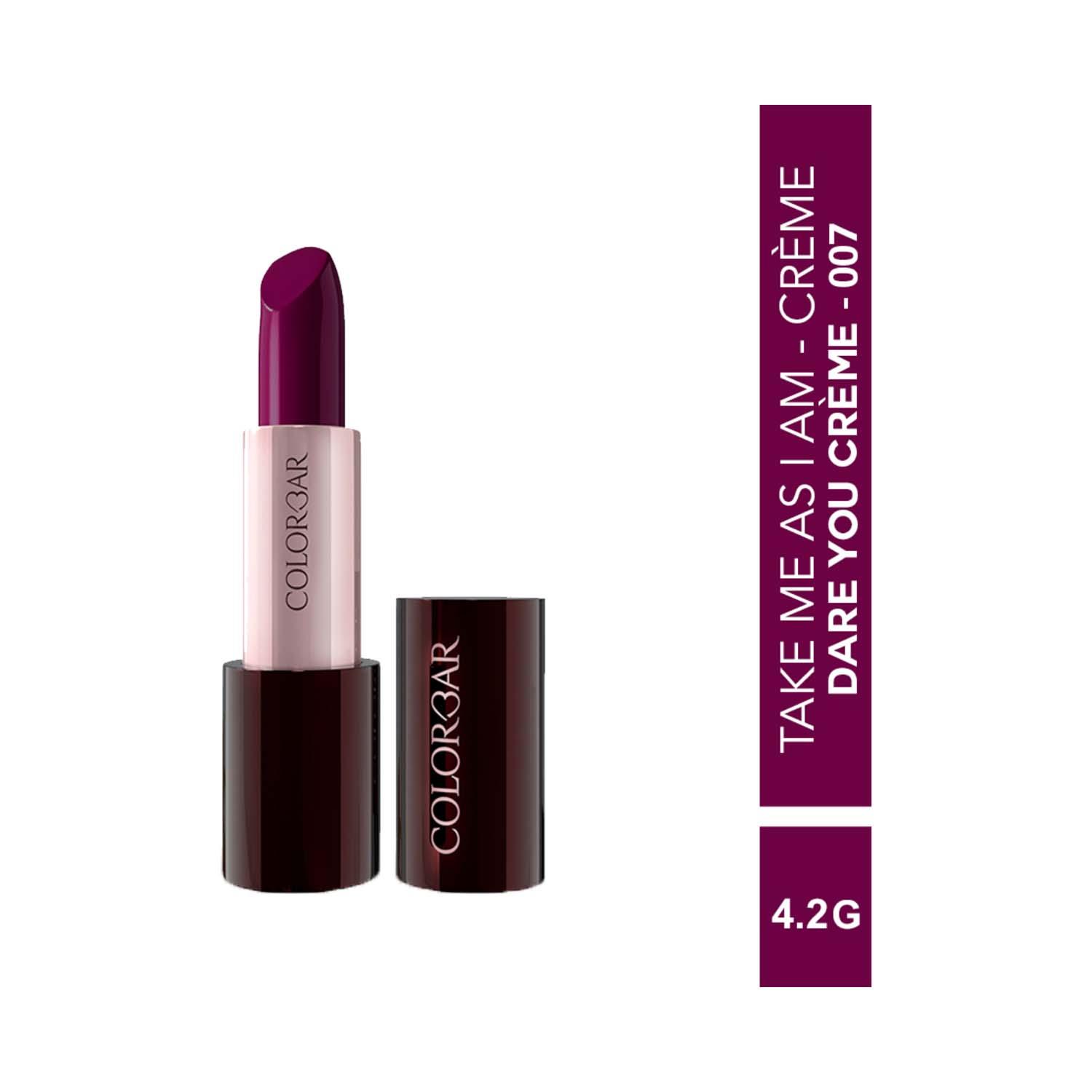 Colorbar | Colorbar Take Me As I Am Vegan Creme Lipstick - Dare You Creme - [007] (4.2 g)