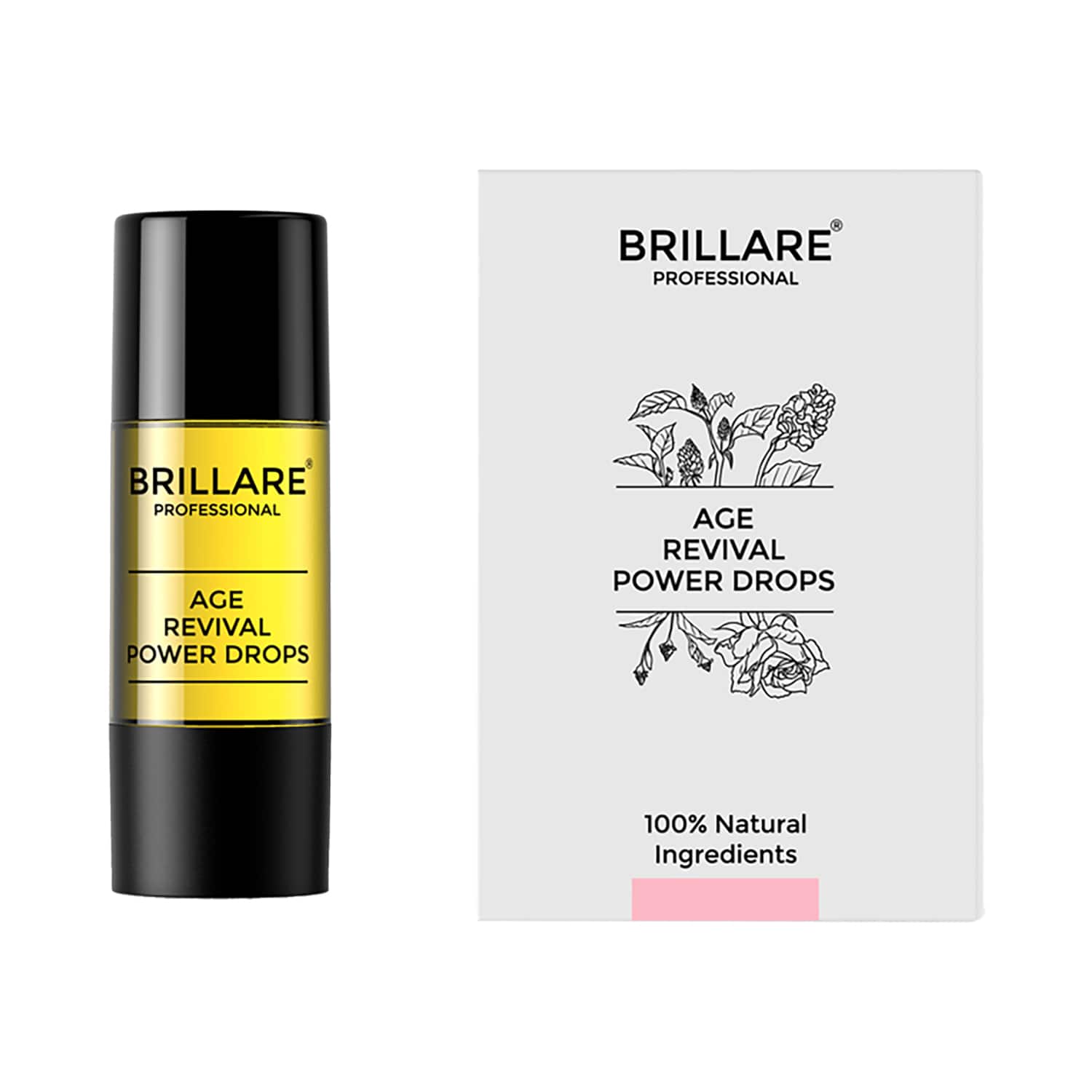 Brillare | Brillare Professional Age Revival Power Drops Natural Face Serum (15 ml)