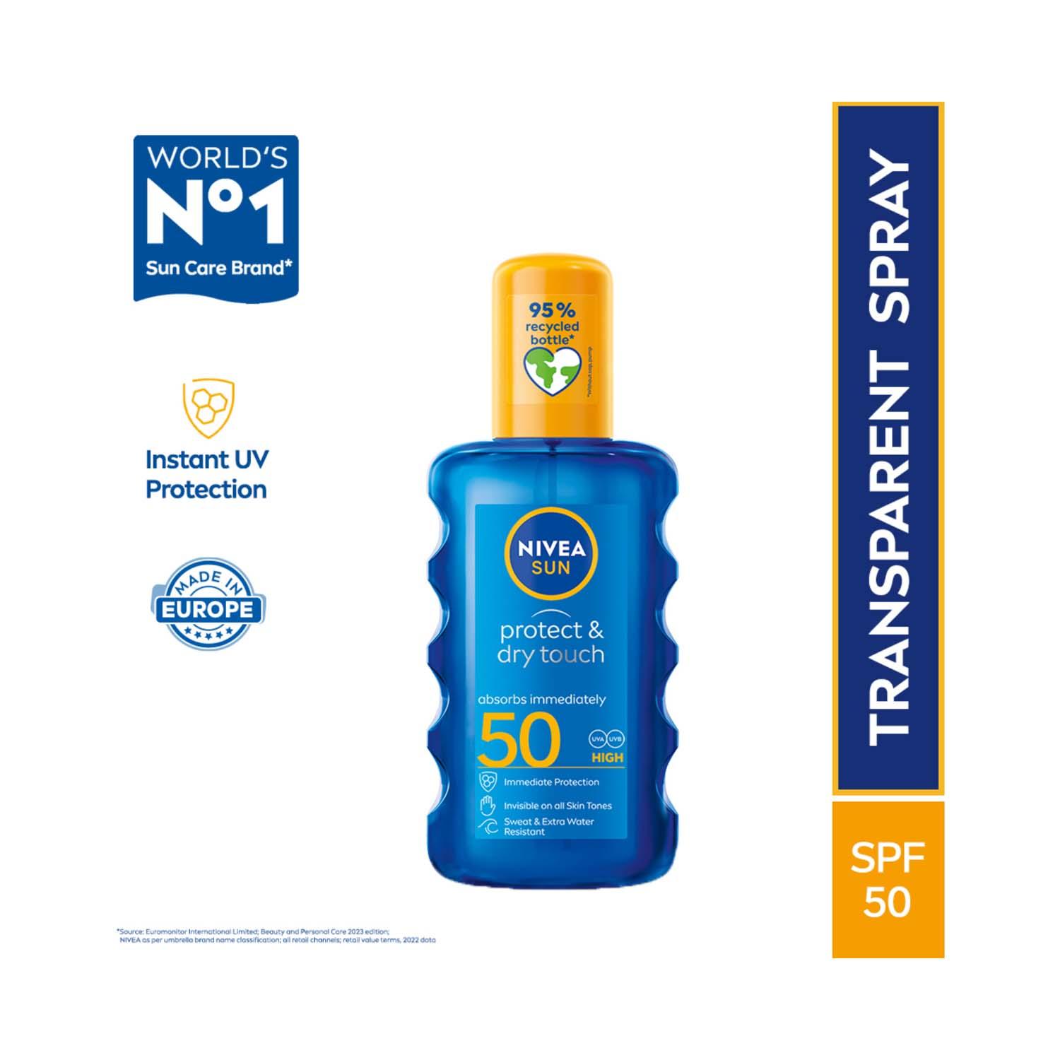 Nivea | Nivea Sun Protect and Dry Touch Spray Spf 50 (200 ml)