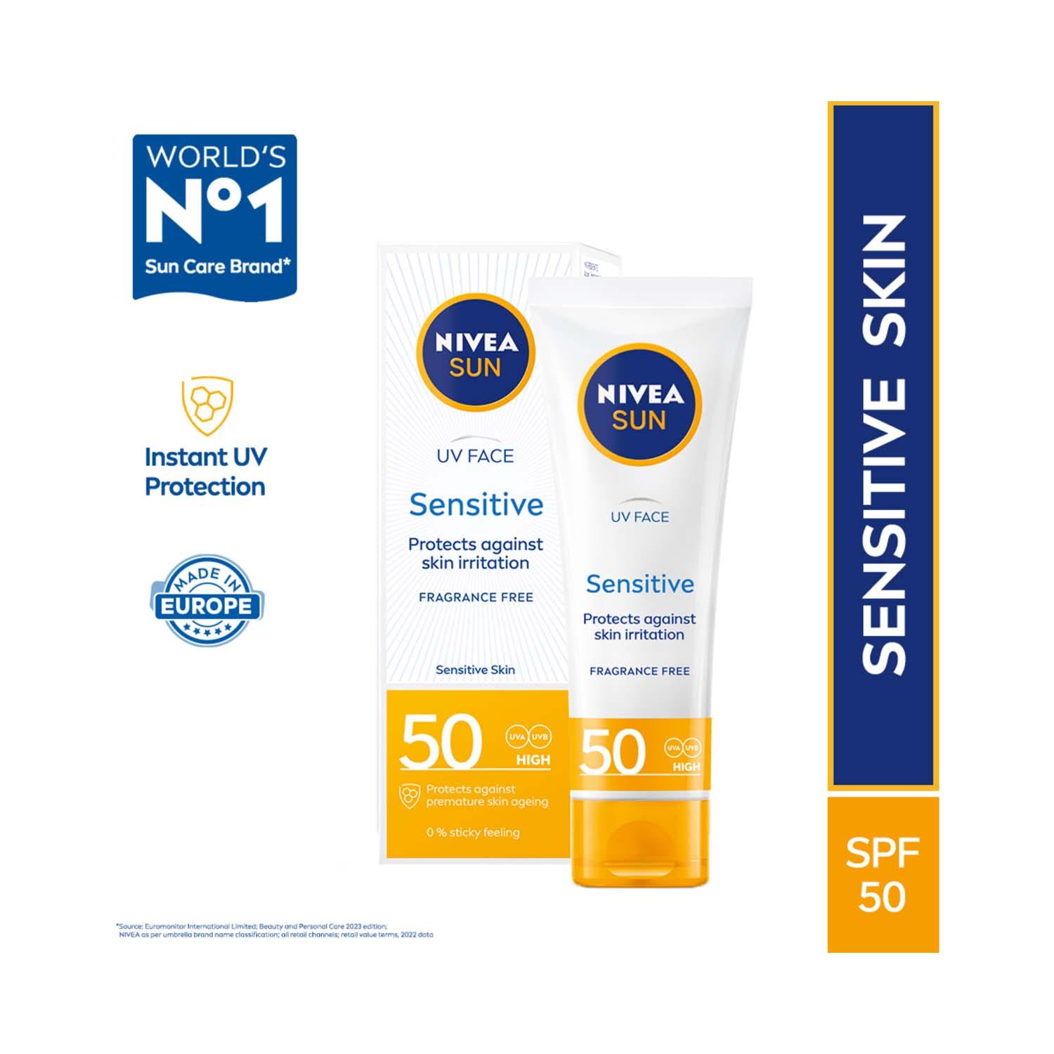Nivea | Nivea Sun Uv Face Sensitive Spf 50 (50 ml)