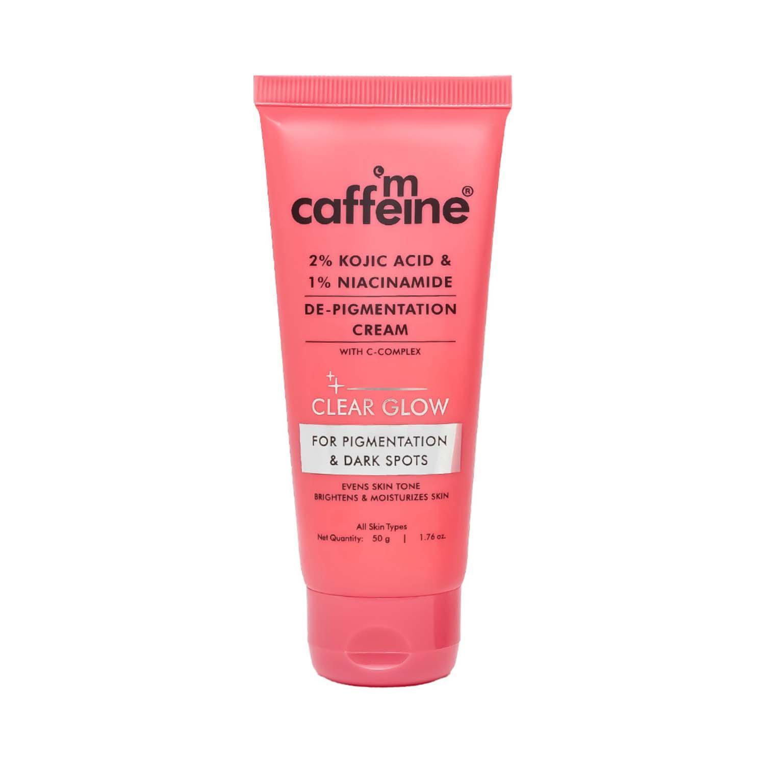 mCaffeine | mCaffeine 2% Kojic Acid & 1% Niacinamide De-Pigmentation Cream (50 ml)