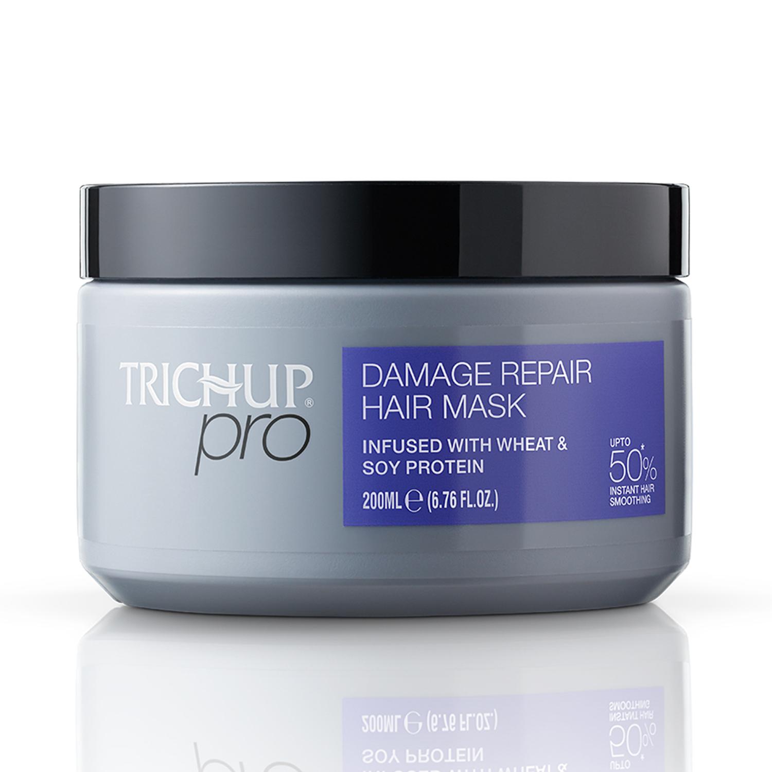Trichup | Trichup Pro Damage Repair Hair Mask for Dry Frizzy Hair, Improves Strength and Manageability (200 ml)