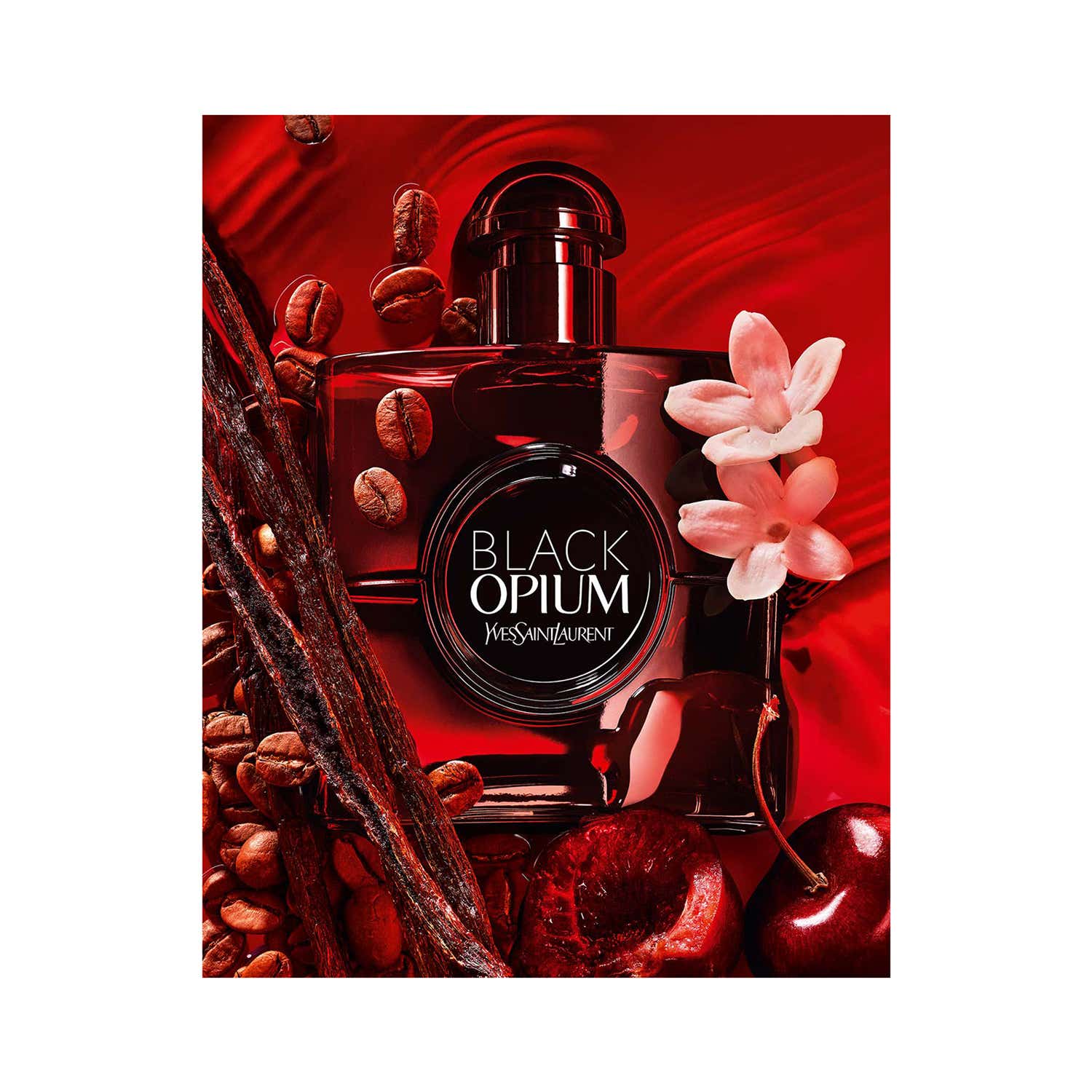 Buy Yves Saint Laurent Black Opium Eau De Parfum Over Red (50 ml