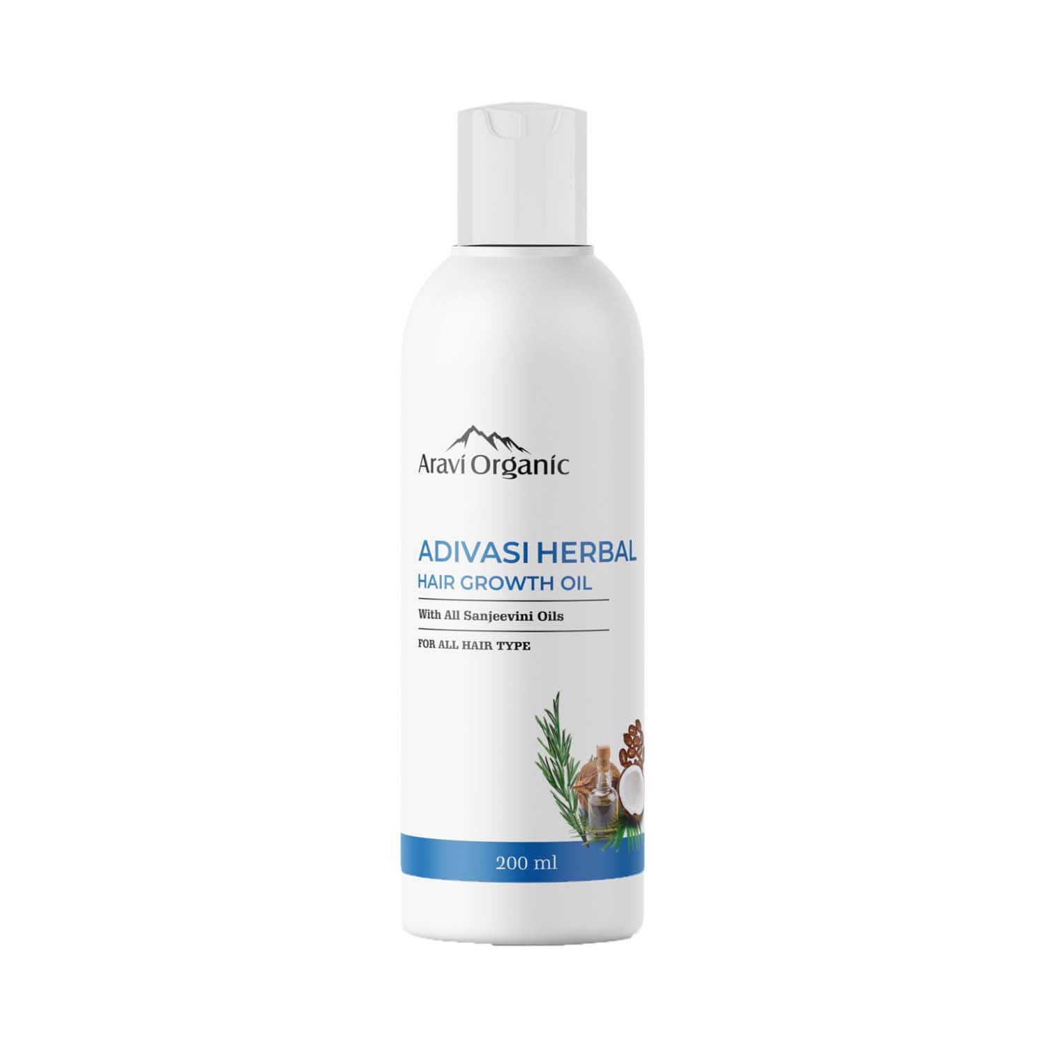 Aravi Organic | Aravi Organic Adivasi Herbal Hair Growth Carrier Hair Oil (200 ml)