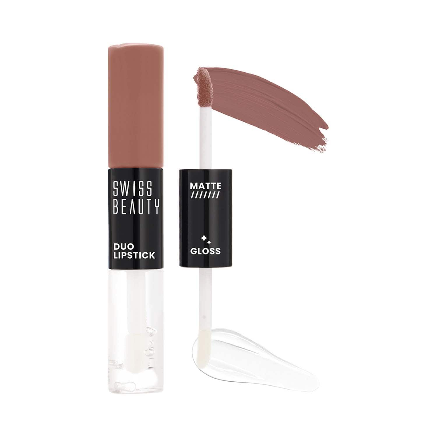 Swiss Beauty | Swiss Beauty Duo Lipstick - Hazel Nude (10 ml)