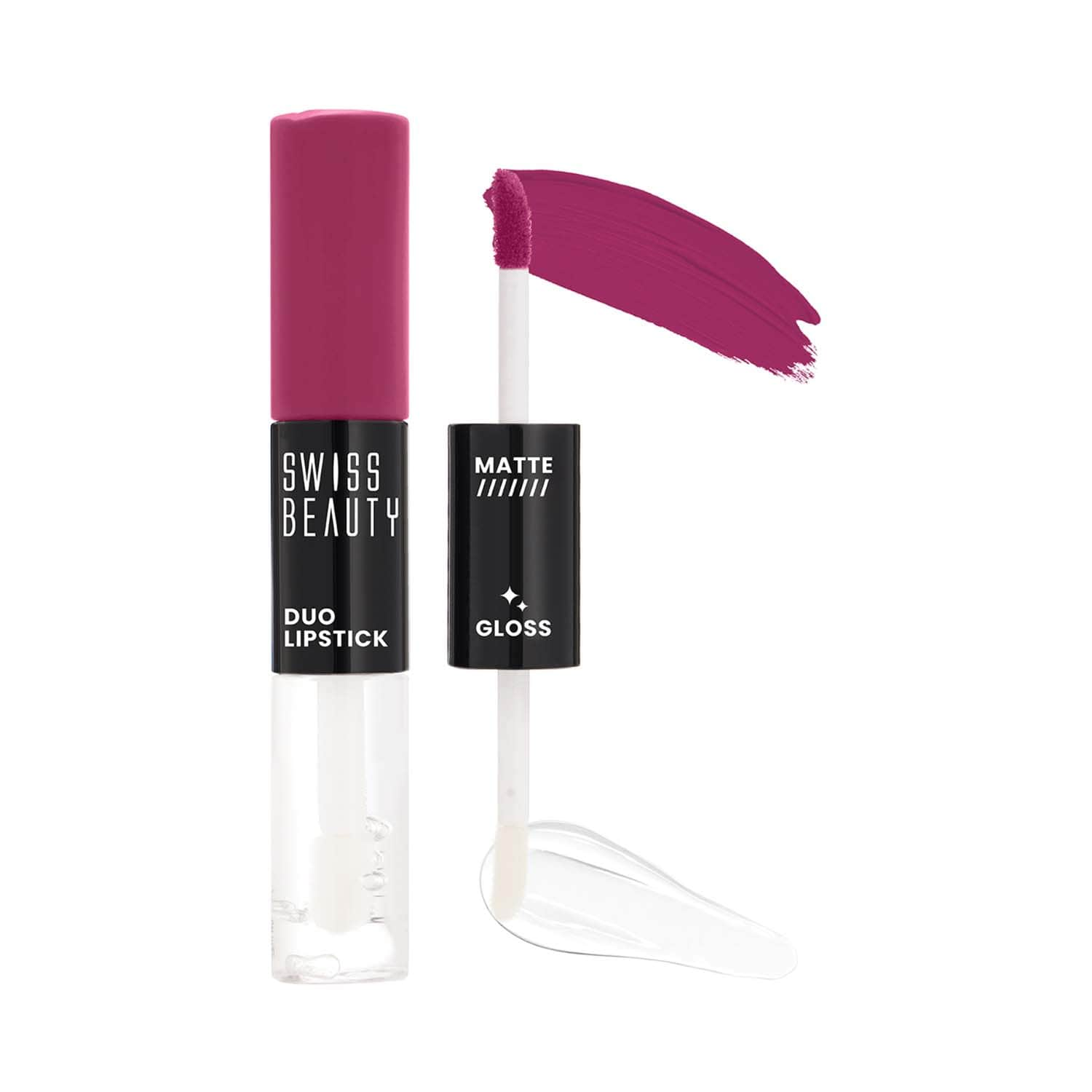 Swiss Beauty | Swiss Beauty Duo Lipstick - Charming Pink (10 ml)