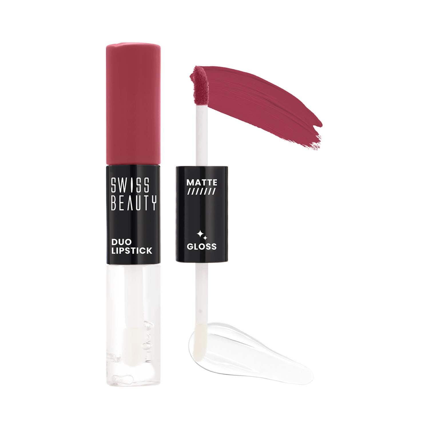 Swiss Beauty | Swiss Beauty Duo Lipstick - Kiss Of Pink (10 ml)