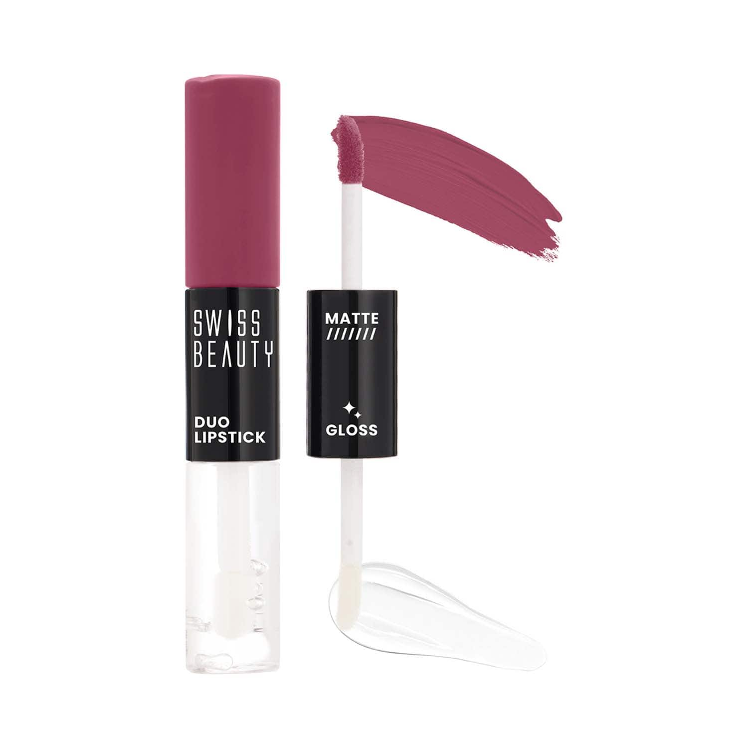 Swiss Beauty | Swiss Beauty Duo Lipstick - Rose Red (10 ml)