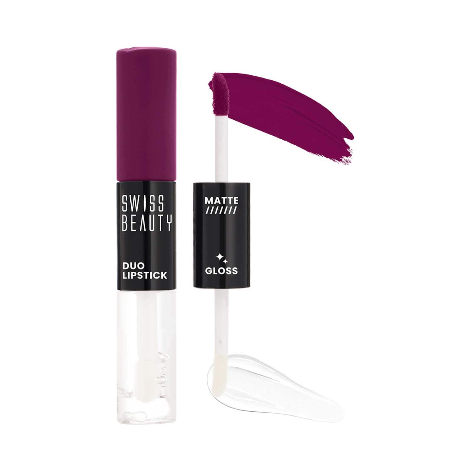 Swiss Beauty | Swiss Beauty Duo Lipstick - Moody Plum (10 ml)