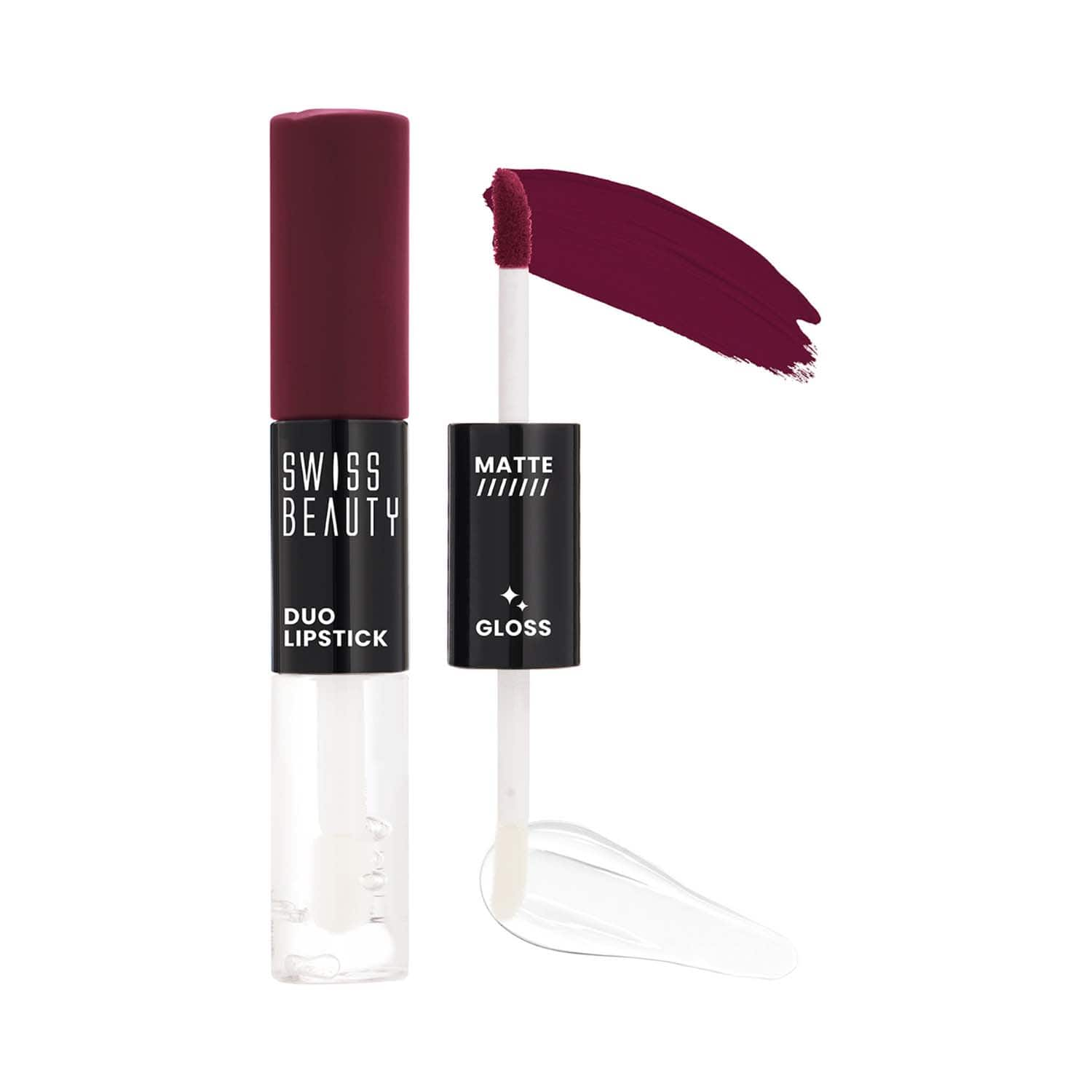 Swiss Beauty | Swiss Beauty Duo Lipstick - Simply Maroon (10 ml)