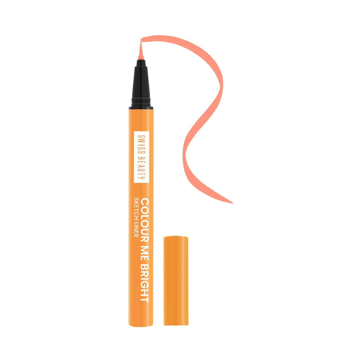 Swiss Beauty | Swiss Beauty Color Me Bright Sketch Eyeliner - Orange Lush (0.7 ml)