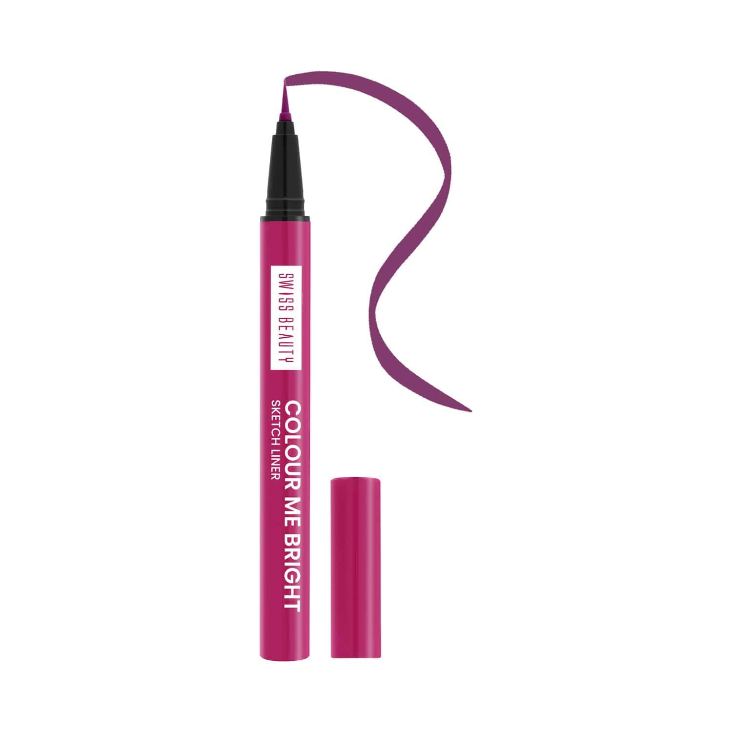 Swiss Beauty | Swiss Beauty Color Me Bright Sketch Eyeliner - Wine Rush (0.7 ml)