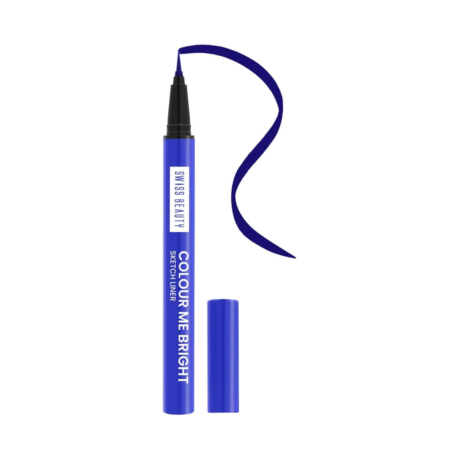 Swiss Beauty | Swiss Beauty Color Me Bright Sketch Eyeliner - Obsessive Blue (0.7 ml)