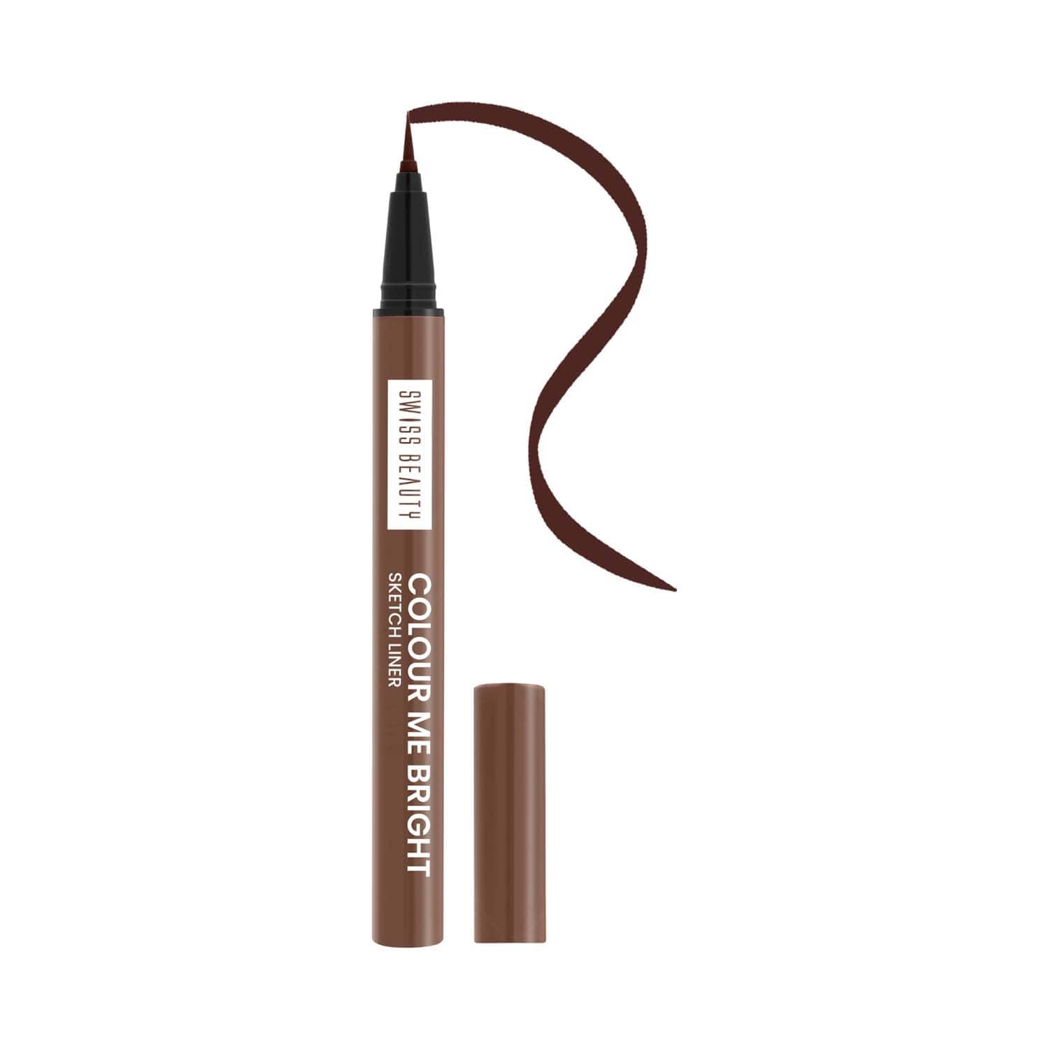 Swiss Beauty | Swiss Beauty Color Me Bright Sketch Eyeliner - Adore Brown (0.7 ml)