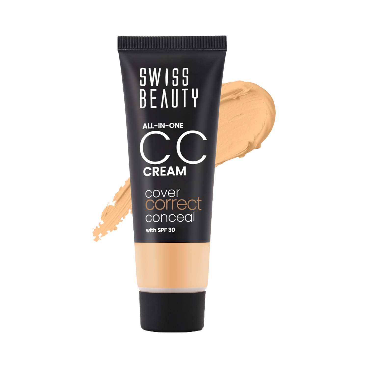 Swiss Beauty | Swiss Beauty All-In-One CC Cream - Light Beige (25 g)