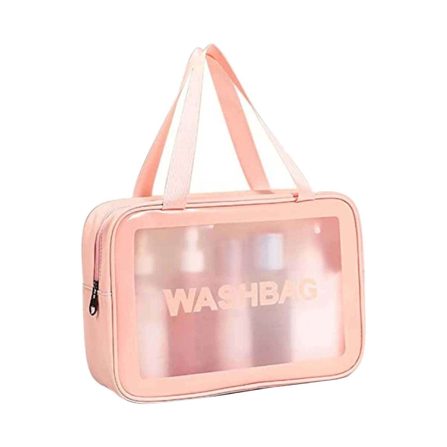 Allure | Allure Washable Cosmetic Large Bag - Pink
