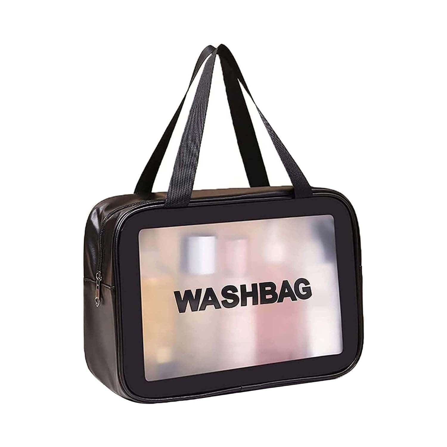 Allure | Allure Washable Cosmetic Large Bag - Black