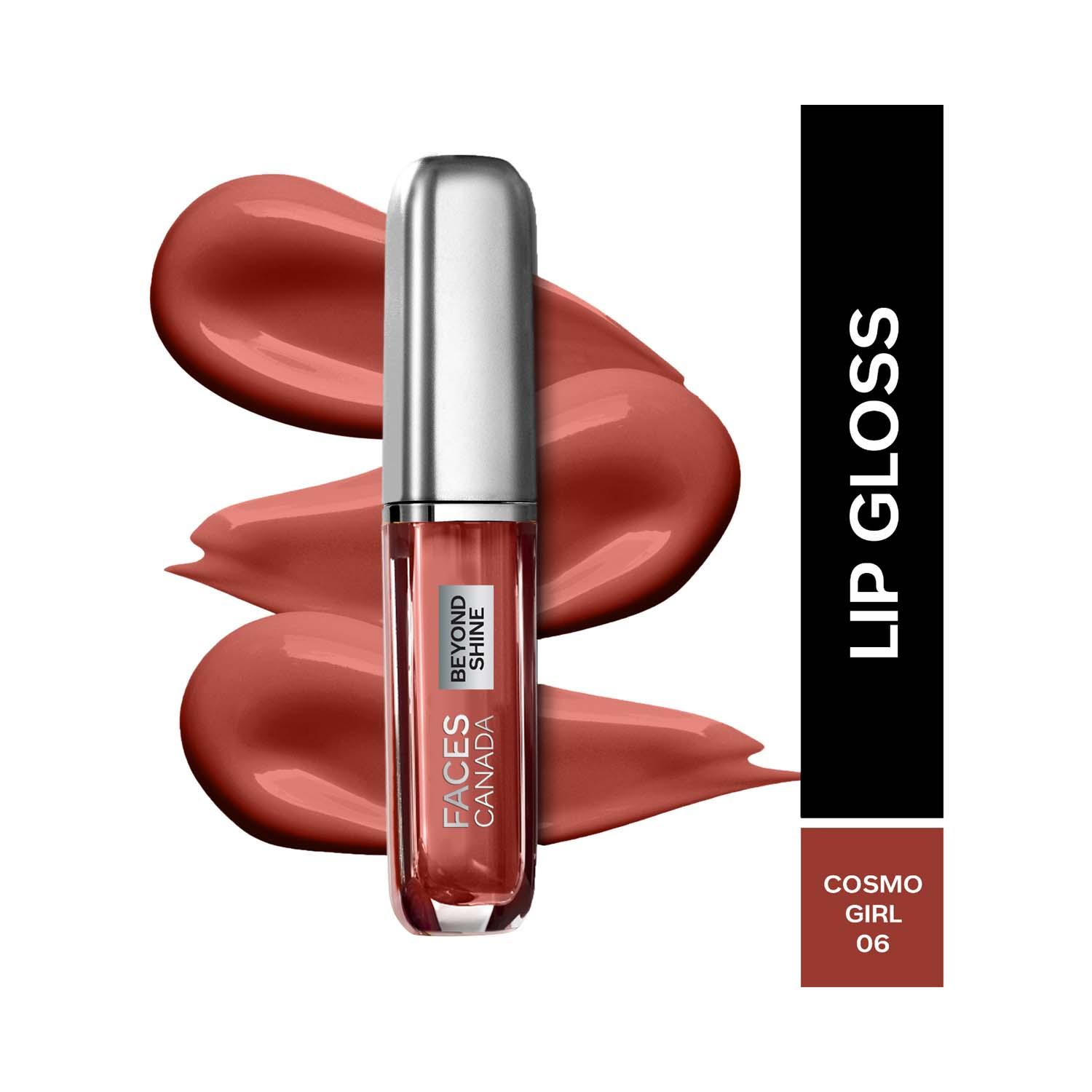 Faces Canada | Faces Canada Beyond Shine Lightweight Hydrating Non-Sticky Lip Gloss - Cosmo Girl 06 (3 ml)